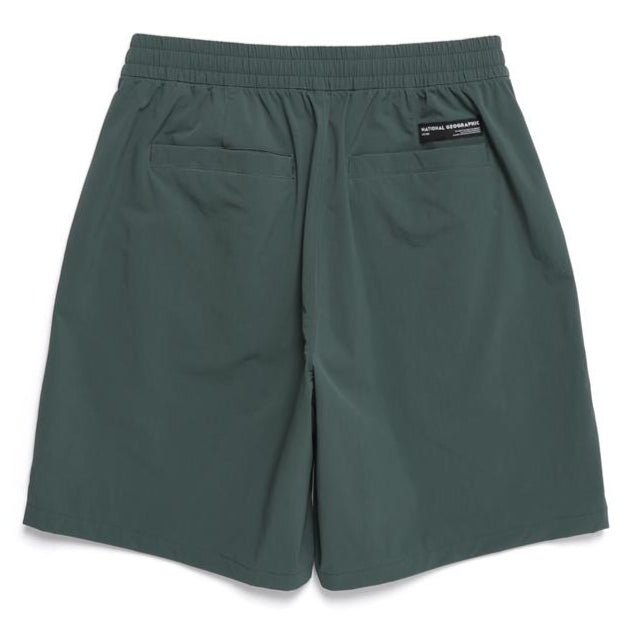 ADELIE WOVEN STRETCH SHORT PONY GREEN