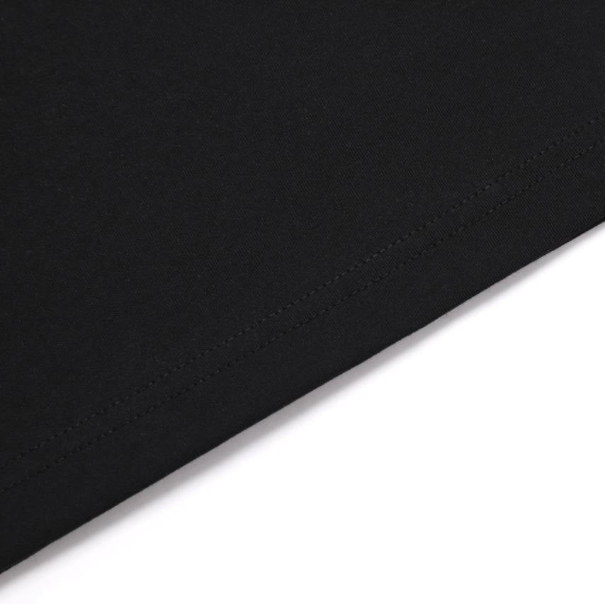 REGEN ASKIN ON THE ROAD GRAPHIC SEMI OVER FIT SHORT SLEEVE T-SHIRT CARBON BLACK