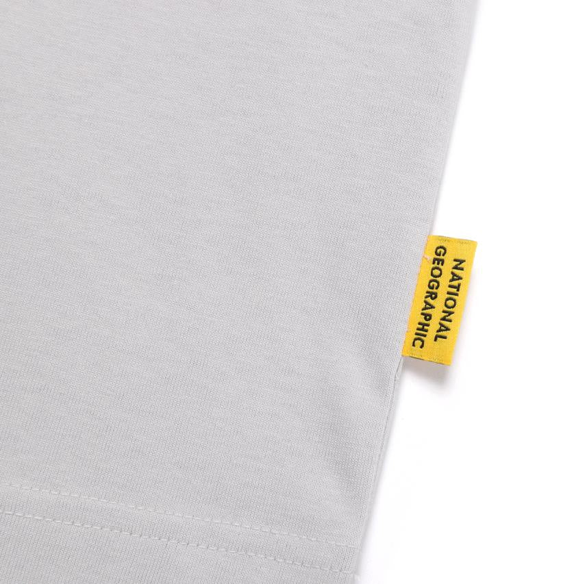 REGEN CIRCLE GRAPHIC SEMI-OVER FIT SHORT SLEEVE T-SHIRT SILVER GREY