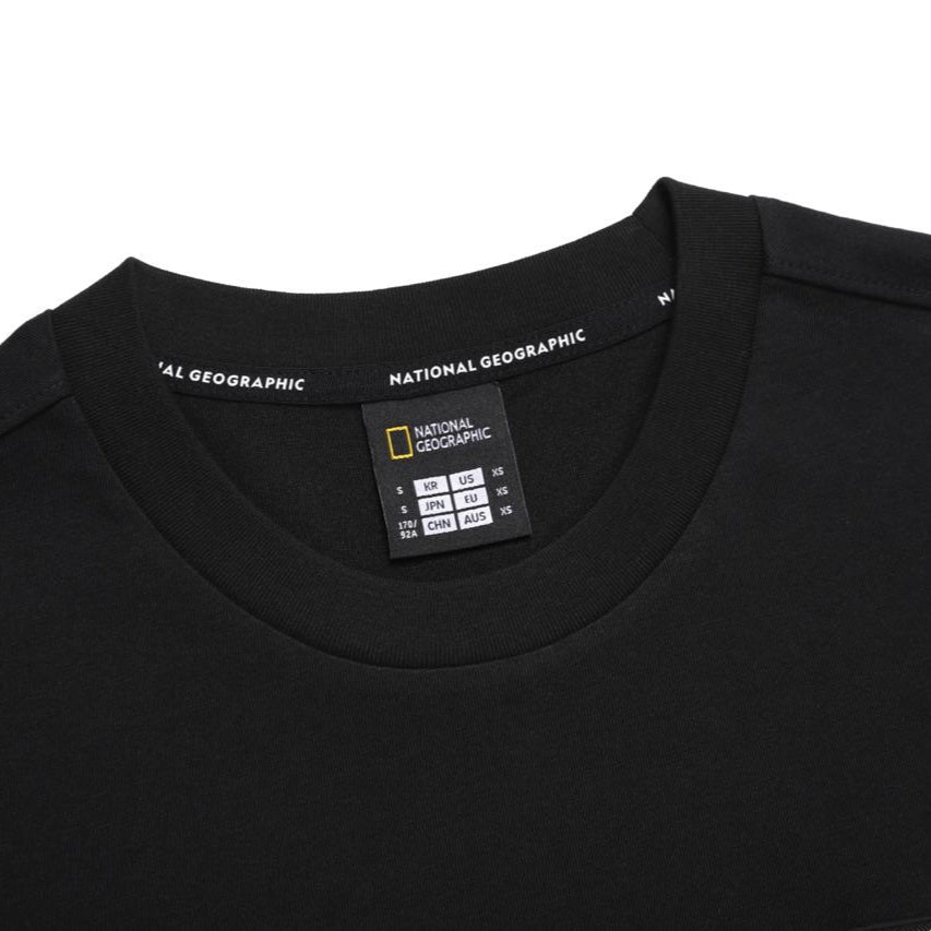 REGEN CONSTELLATION GRAPHIC SEMI-OVER FIT SHORT SLEEVE T-SHIRT CARBON BLACK