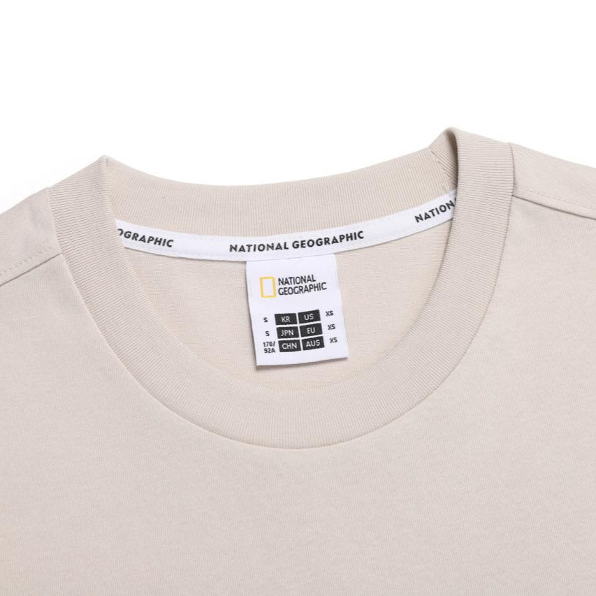 REGEN CONSTELLATION GRAPHIC SEMI-OVER FIT SHORT SLEEVE T-SHIRT OAK BEIGE