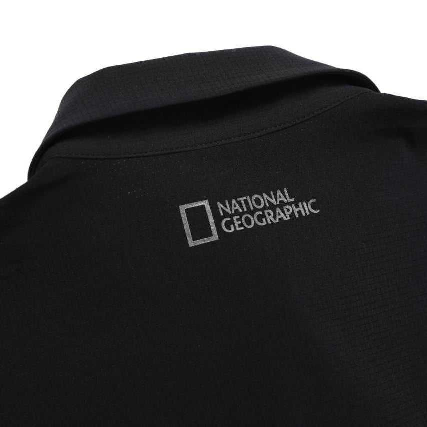 WOMEN AIR DOT BASIC POLO SHIRTS CARBON BLACK