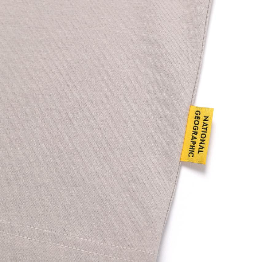 OVIS UNISEX WANDERER SEMI OVER FIT SHORT SLEEVE T-SHIRT MOURNING BEIGE