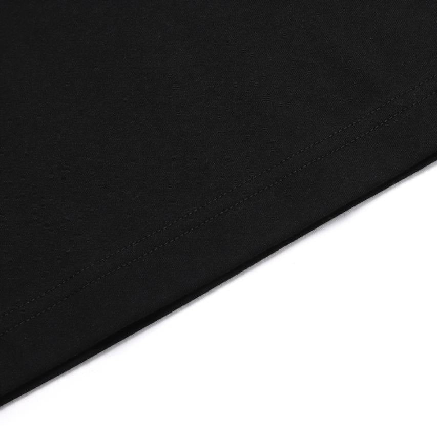 OVIS UNISEX WANDERER SEMI OVER FIT SHORT SLEEVE T-SHIRT CARBON BLACK