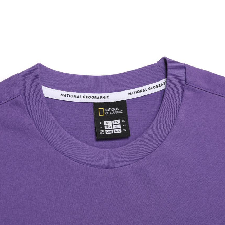 OVIS EUROPE LANDMARK SEMI OVER FIT SHORT SLEEVE T-SHIRT VIOLET