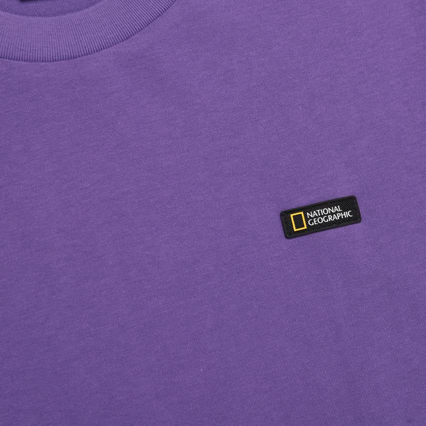 OVIS EUROPE LANDMARK SEMI OVER FIT SHORT SLEEVE T-SHIRT VIOLET