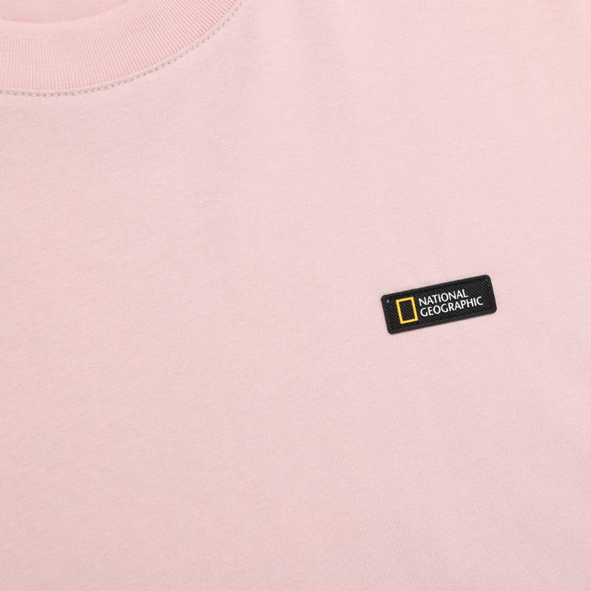 OVIS EUROPE LANDMARK SEMI OVER FIT SHORT SLEEVE T-SHIRT L/PINK