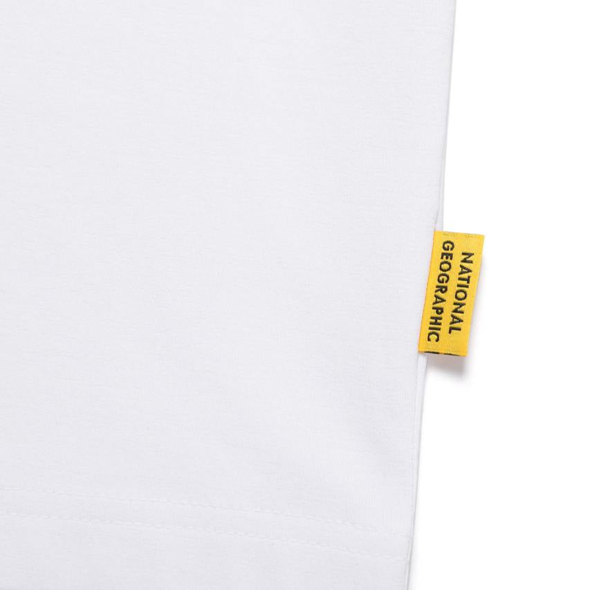 CROW UNISEX COOL MAX SMALL LOGO SHORT SLEEVE T-SHIRT WHITE