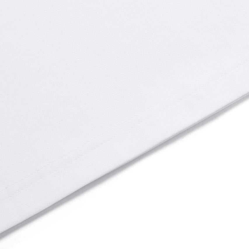 CROW UNISEX COOL MAX SMALL LOGO SHORT SLEEVE T-SHIRT WHITE