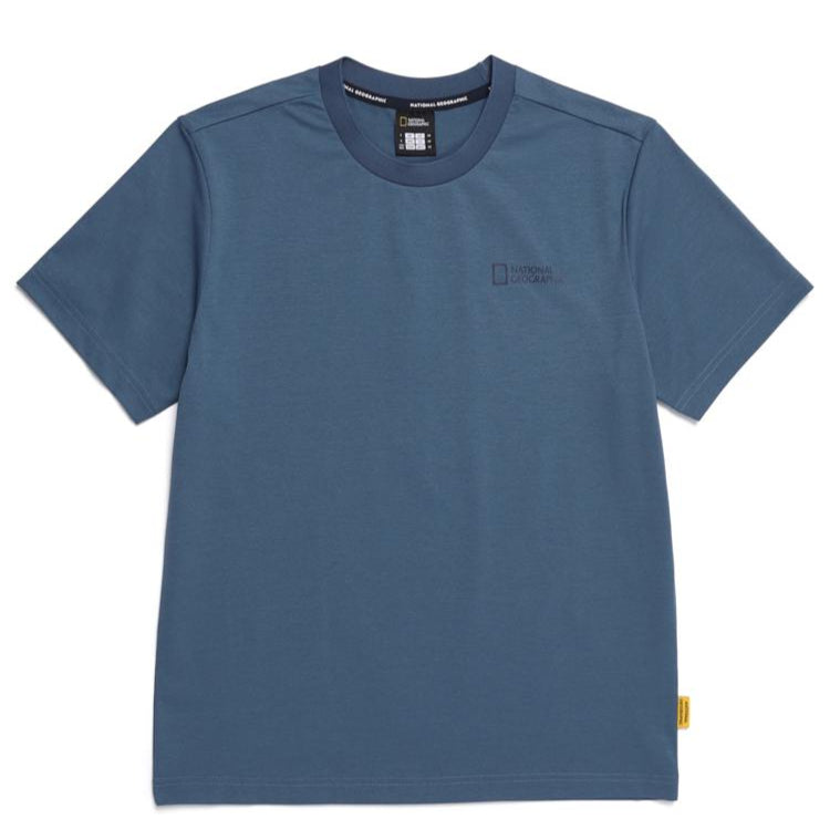 CROW UNISEX COOL MAX SMALL LOGO SHORT SLEEVE T-SHIRT TURQUOISE