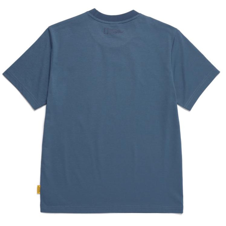 CROW UNISEX COOL MAX SMALL LOGO SHORT SLEEVE T-SHIRT TURQUOISE