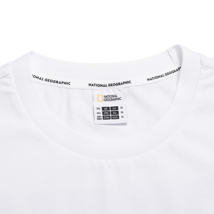 CROW COOL MAX LETTERING GRAPHIC SLEEVELESS TEE WHITE