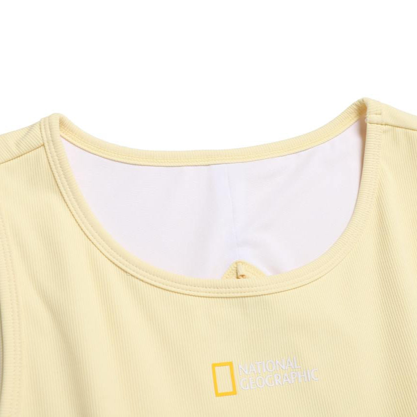 WOMEN WATER CROP TOP LEMON