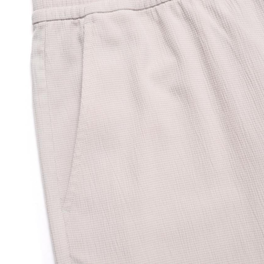 CRINKLE 5/6-LENGTH PANTS OAK BEIGE
