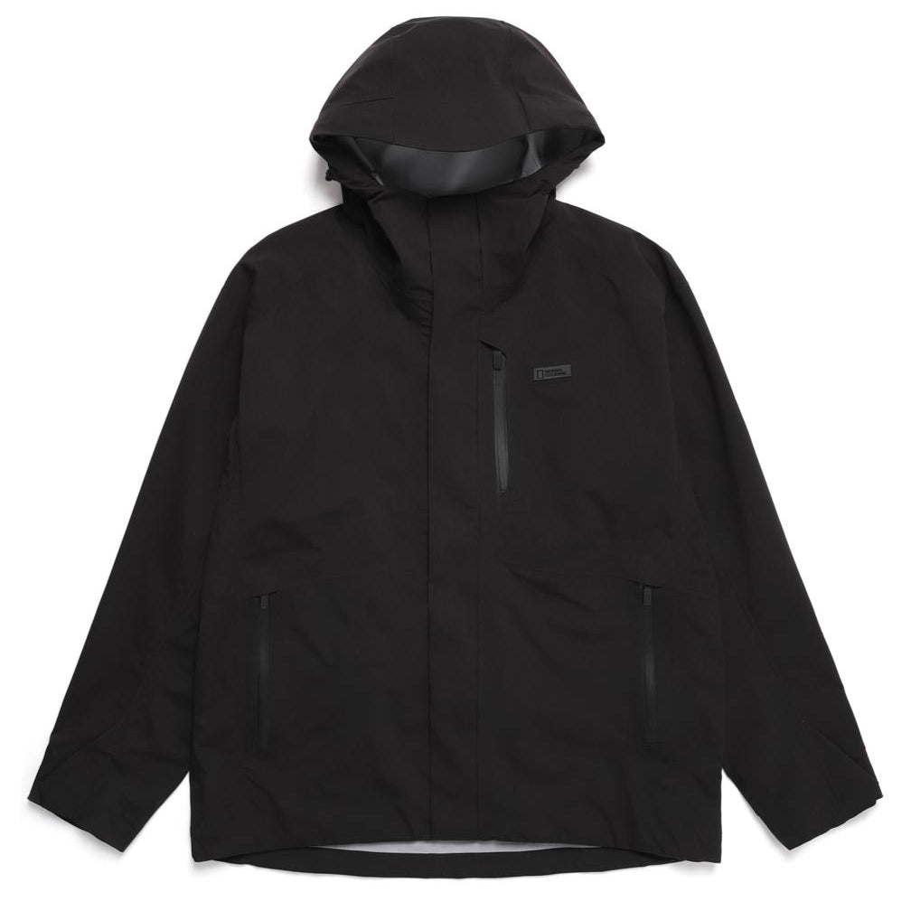 [GORE-TEX] Urban 3L Hooded Water Resistant Jacket CARBON BLACK