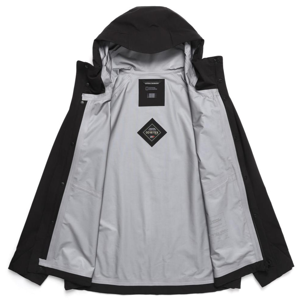 [GORE-TEX] Urban 3L Hooded Water Resistant Jacket CARBON BLACK