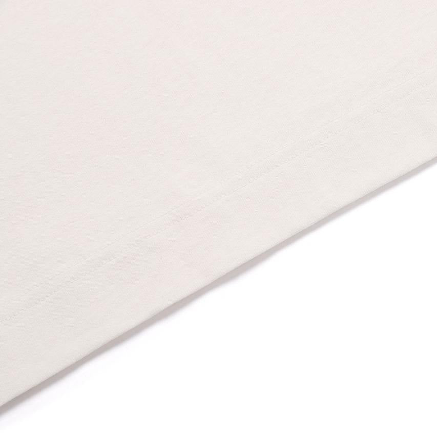 WOVEN POKET SEMI OVER FIT T-SHIRT IVORY