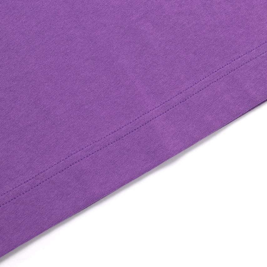 WOVEN POKET SEMI OVER FIT T-SHIRT D/PURPLE