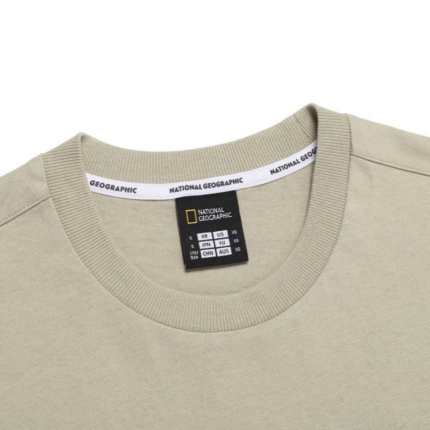 UNISEX TREASURE CREW SEMI-OVER FIT GRAPHIC H/TEE BEIGE KHAKI