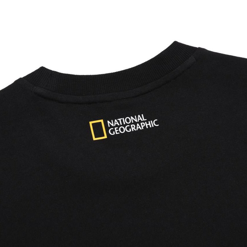 UNISEX TREASURE CREW SEMI-OVER FIT GRAPHIC H/TEE CARBON BLACK