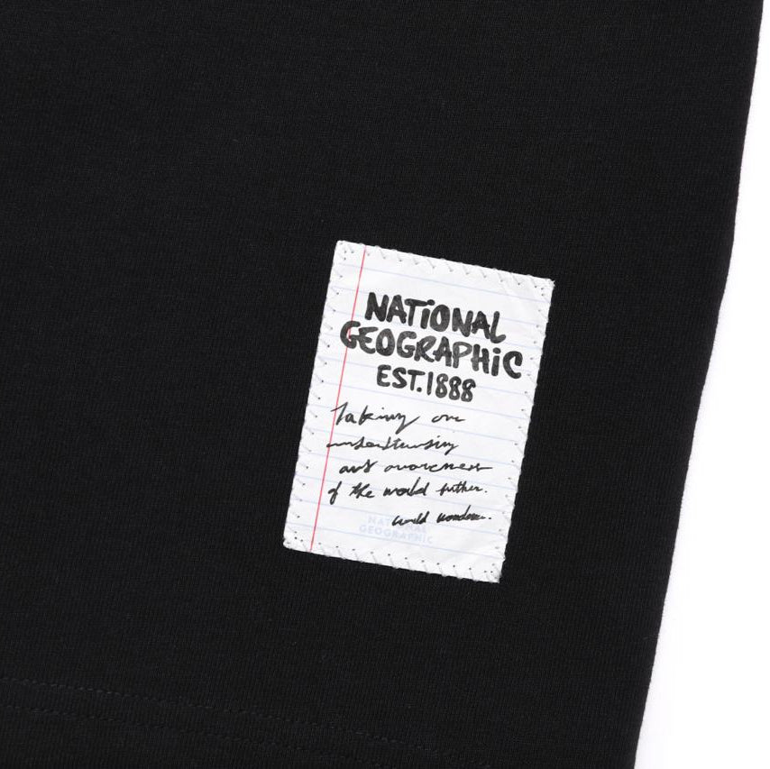 UNISEX TREASURE CREW SEMI-OVER FIT GRAPHIC H/TEE CARBON BLACK