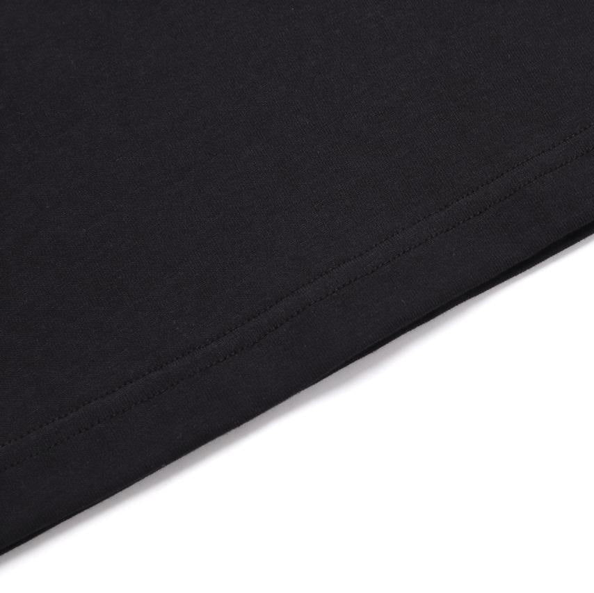 16'S COTTON SEMI-OVER FIT SHORT SLEEVE T-SHIRT CARBON BLACK