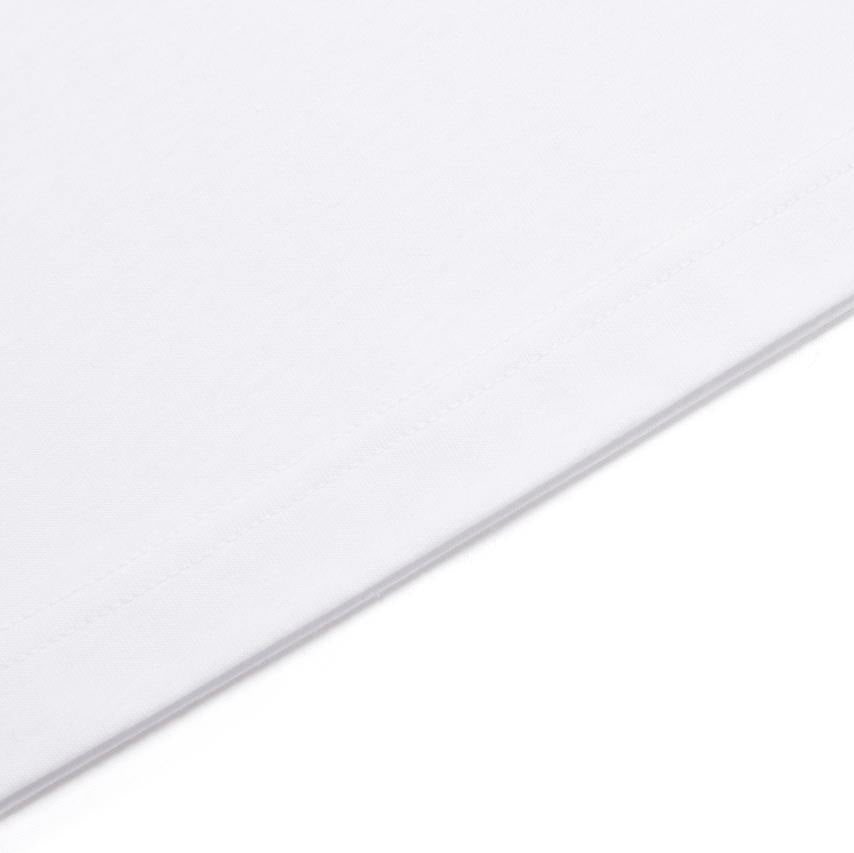 MANTELLA BACK BIG LOGO BASIC FIT SHORT SLEEVE T-SHIRT WHITE