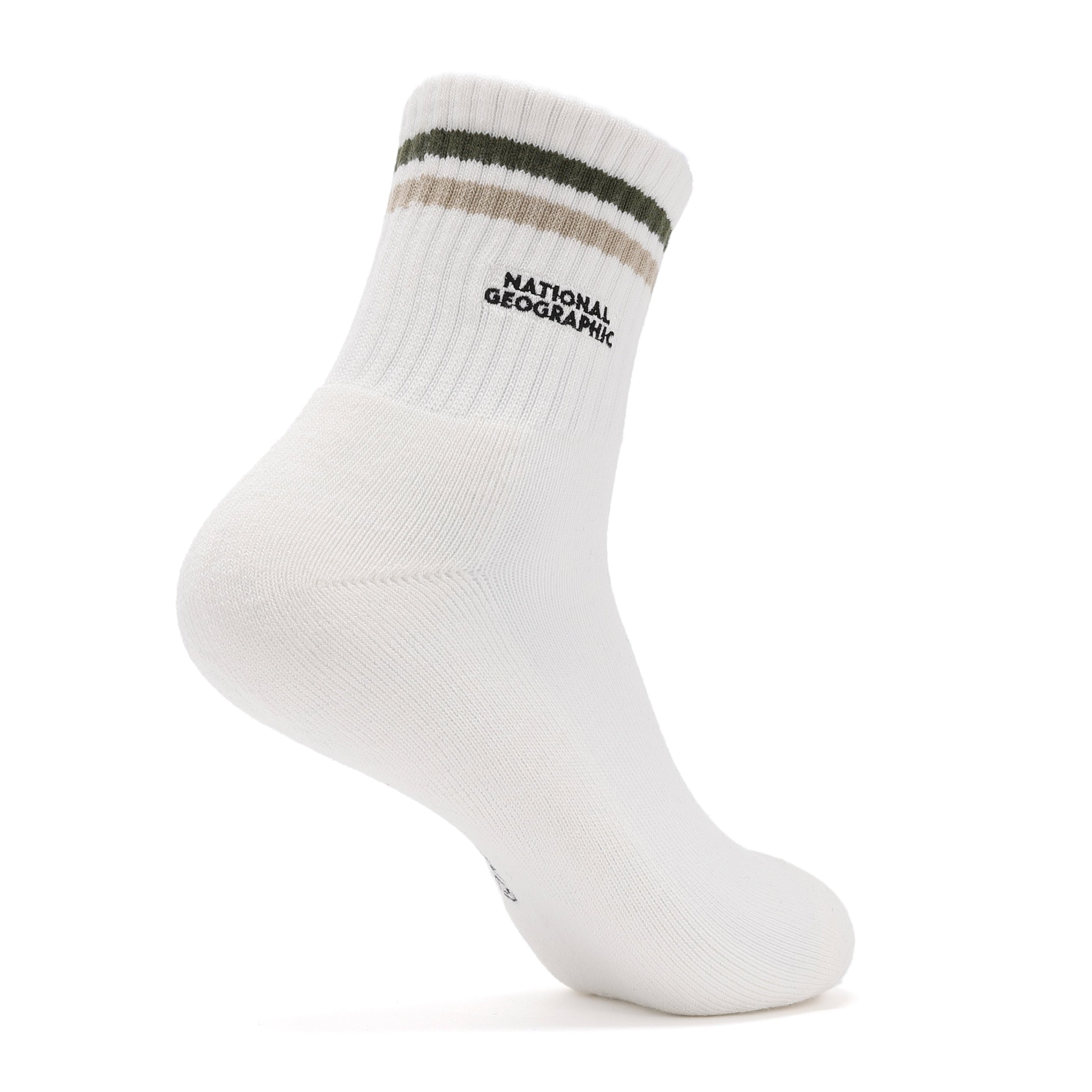 STRIPE MIDDLE SOCKS BEIGE