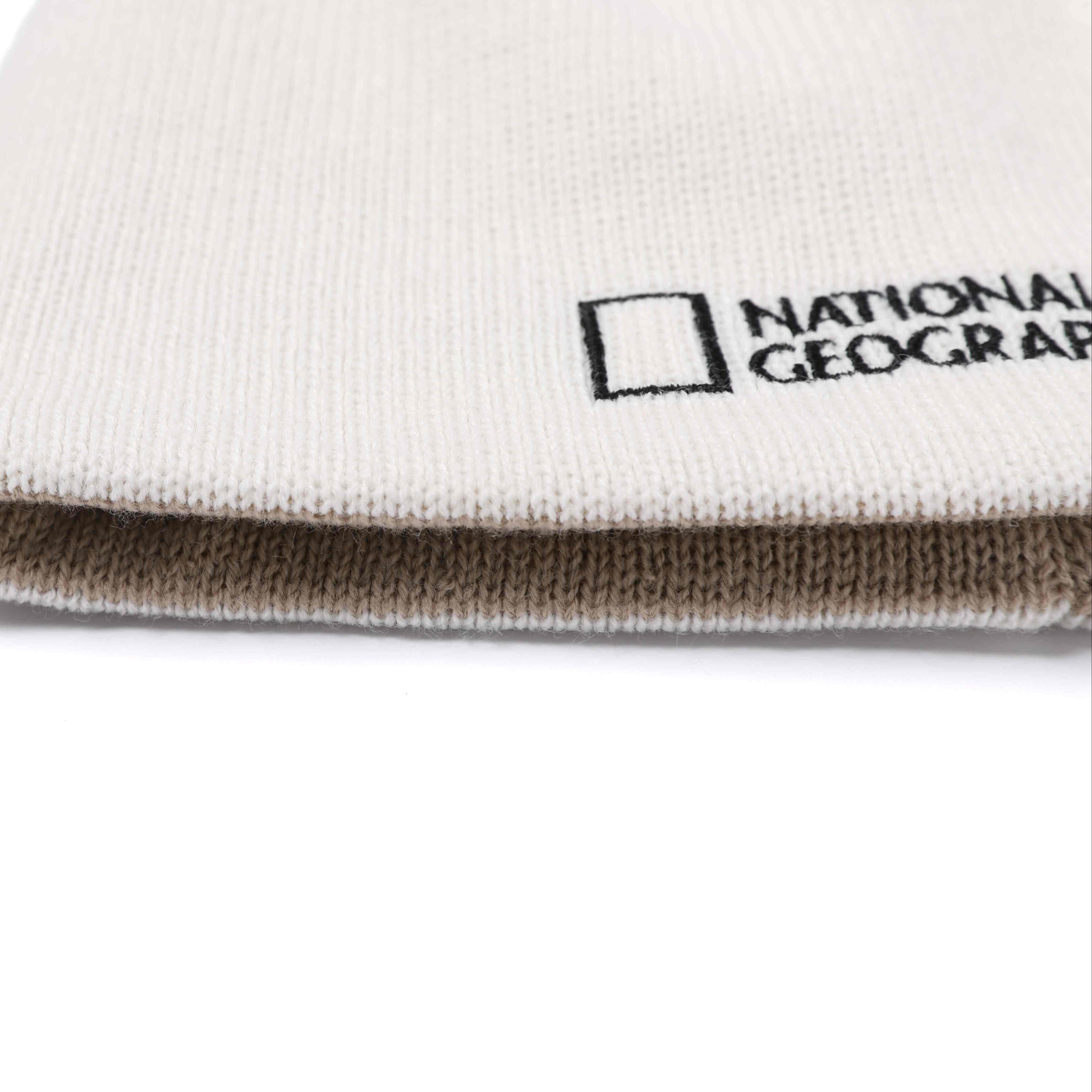 REVERSIBLE BEANIE WHITE