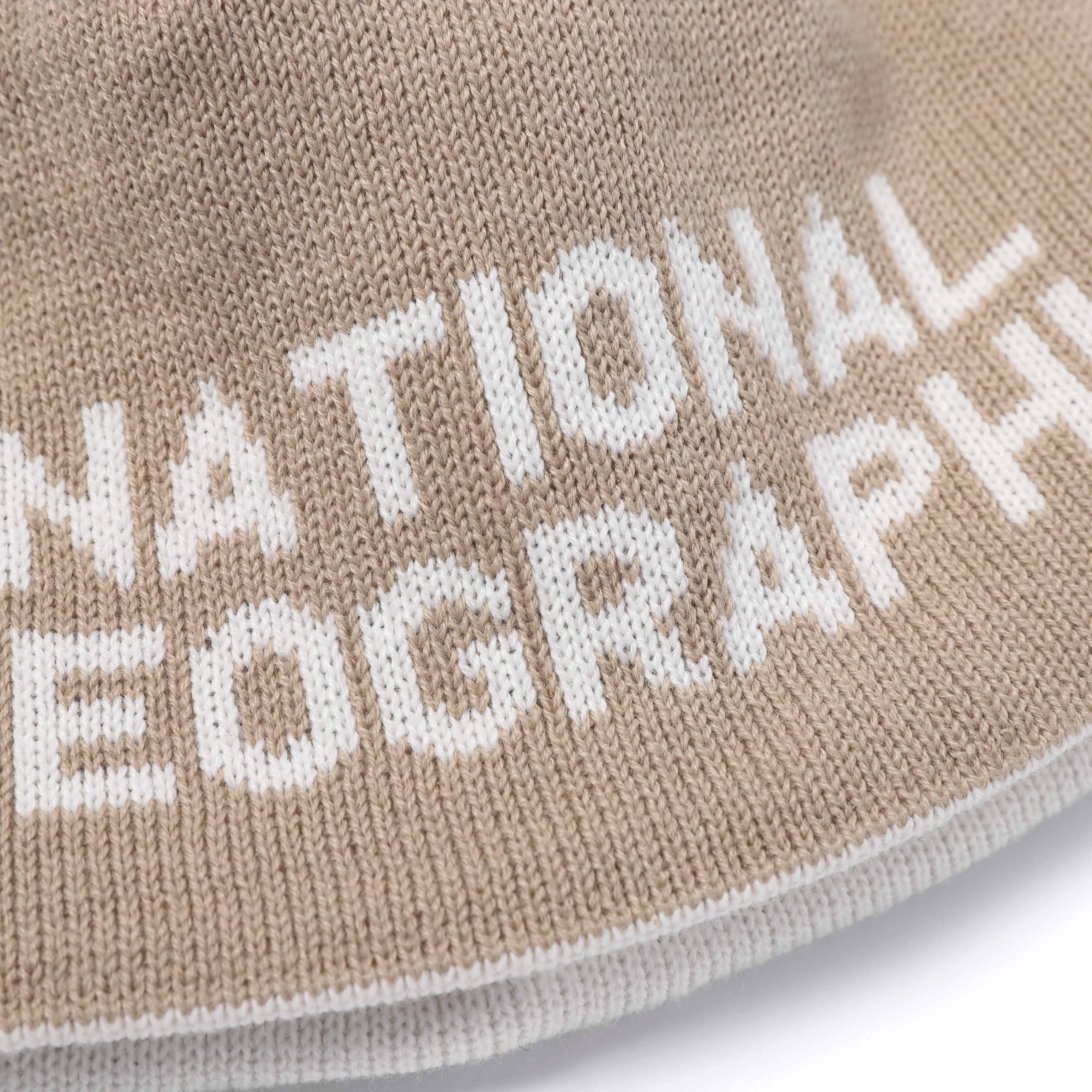 REVERSIBLE BEANIE WHITE