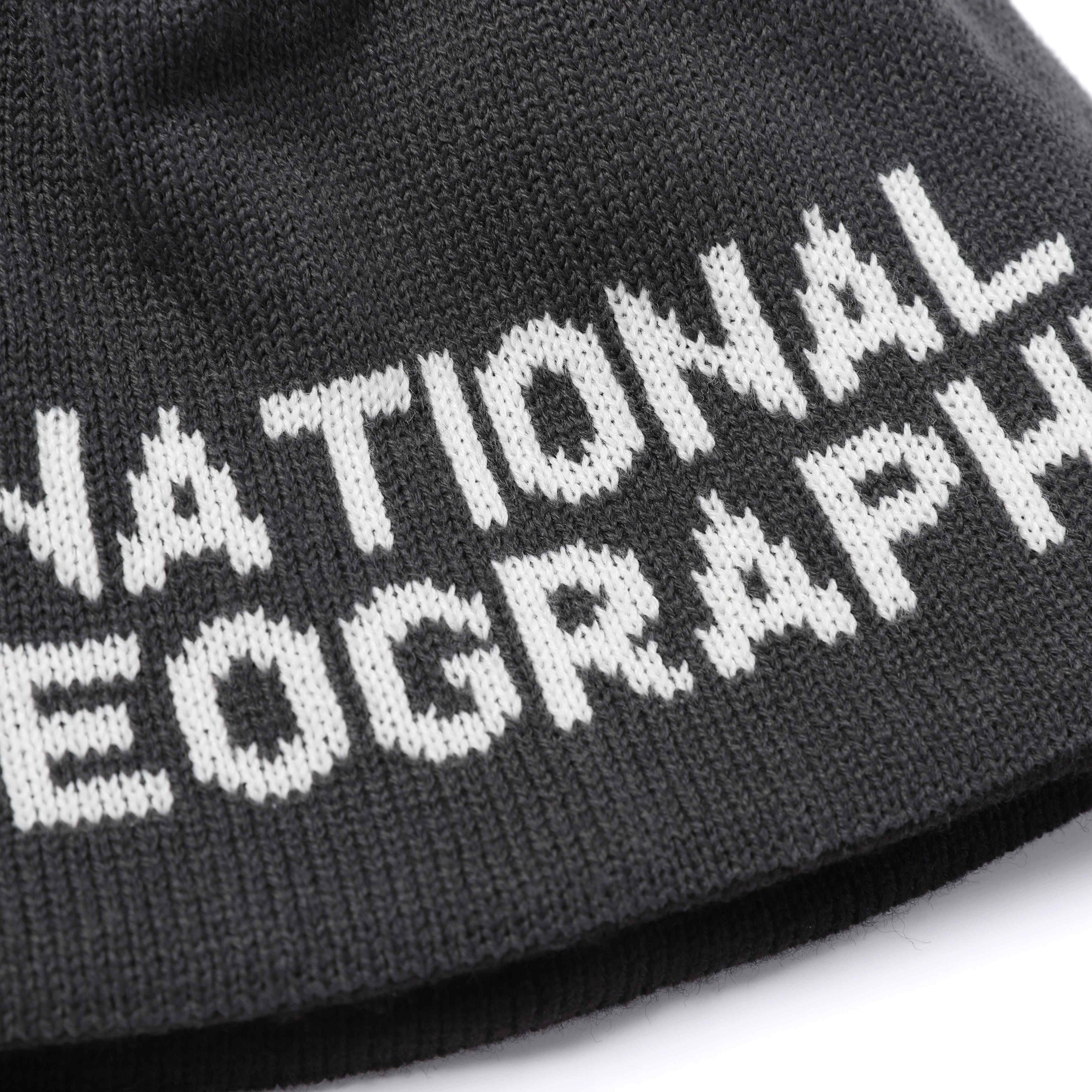 REVERSIBLE BEANIE BLACK
