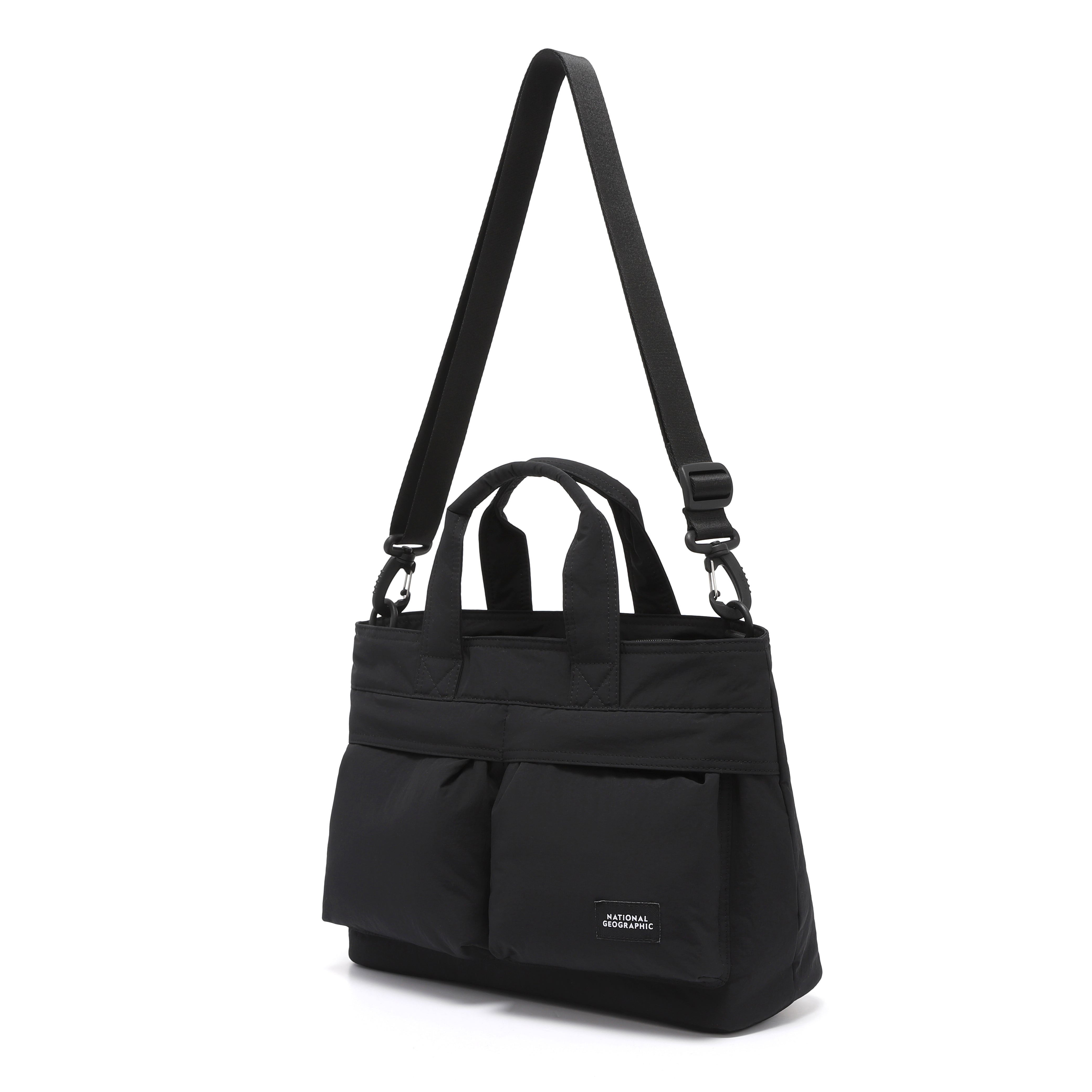 LIGHT WIDE TOTE BAG BLACK