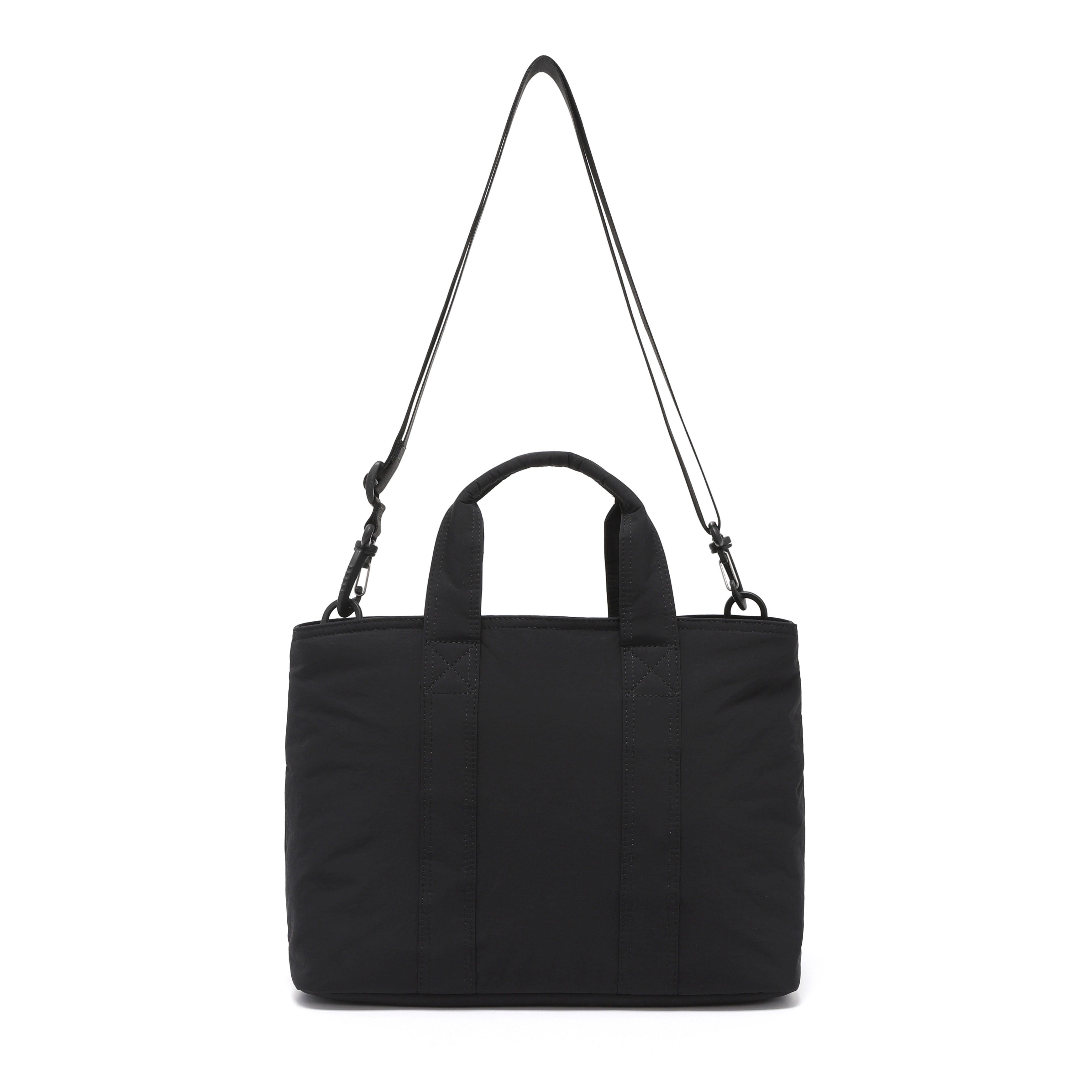 LIGHT WIDE TOTE BAG BLACK