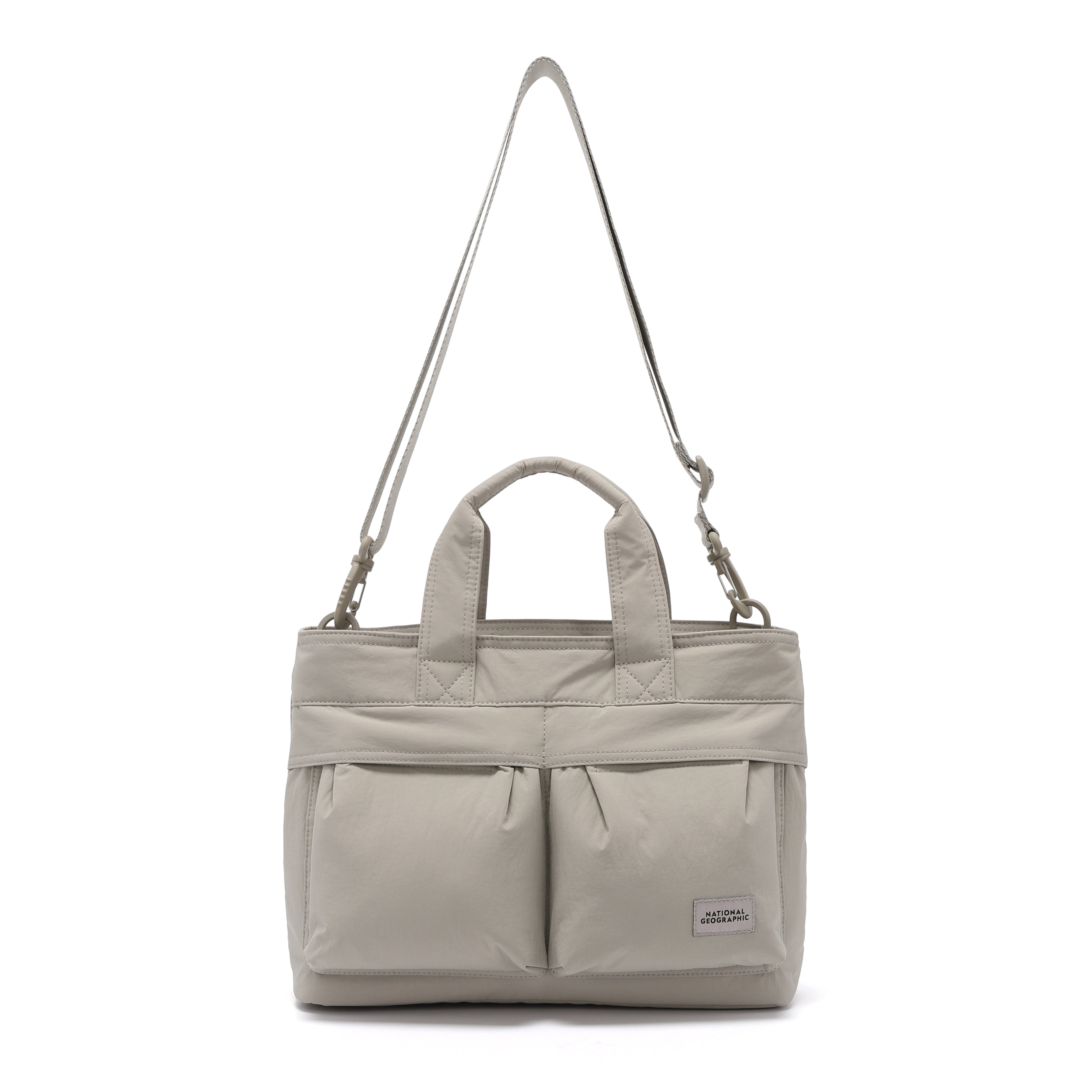 LIGHT WIDE TOTE BAG BEIGE