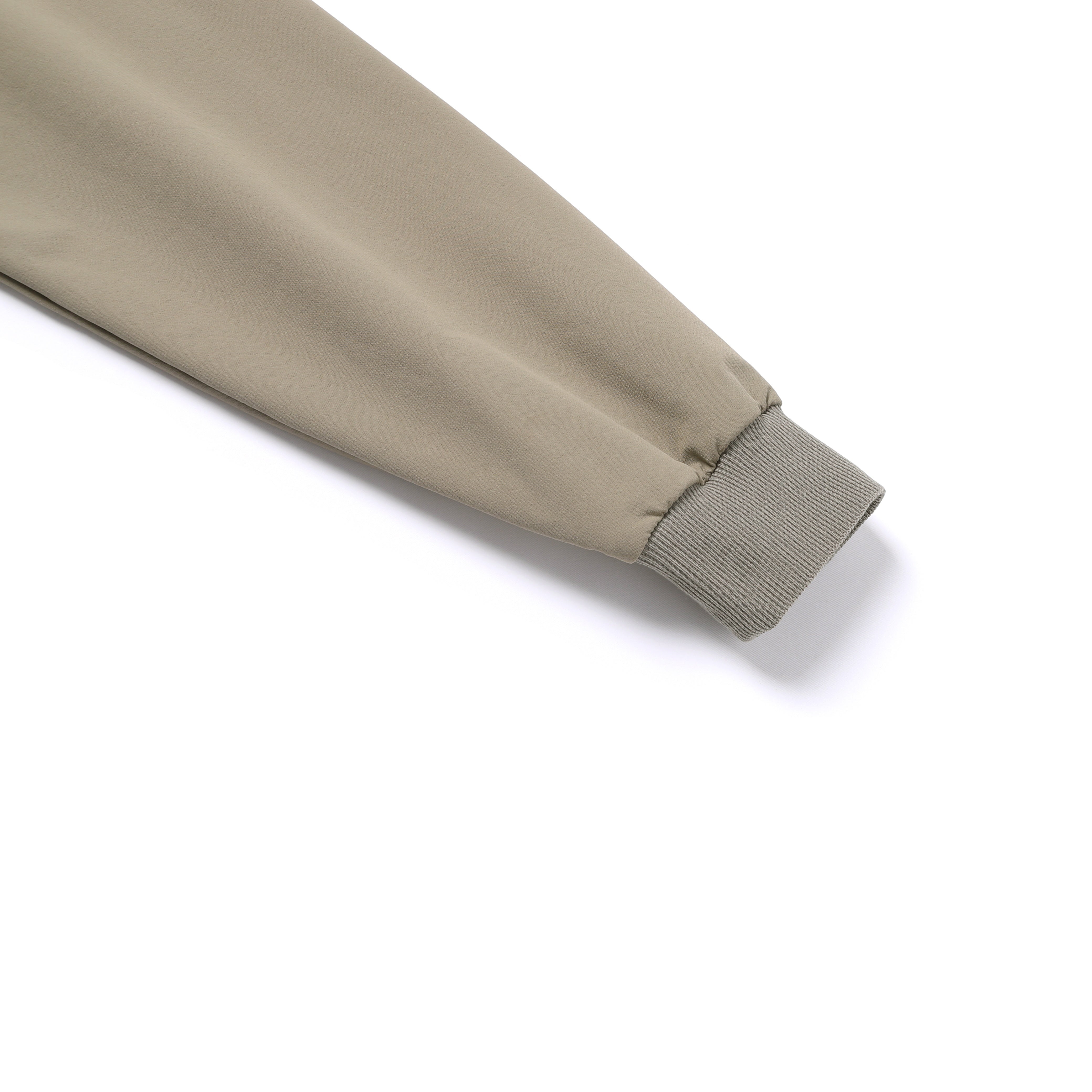 ARCHELON DOUBLE WARM WOVEN HOODIE ZIP UP OAK BEIGE