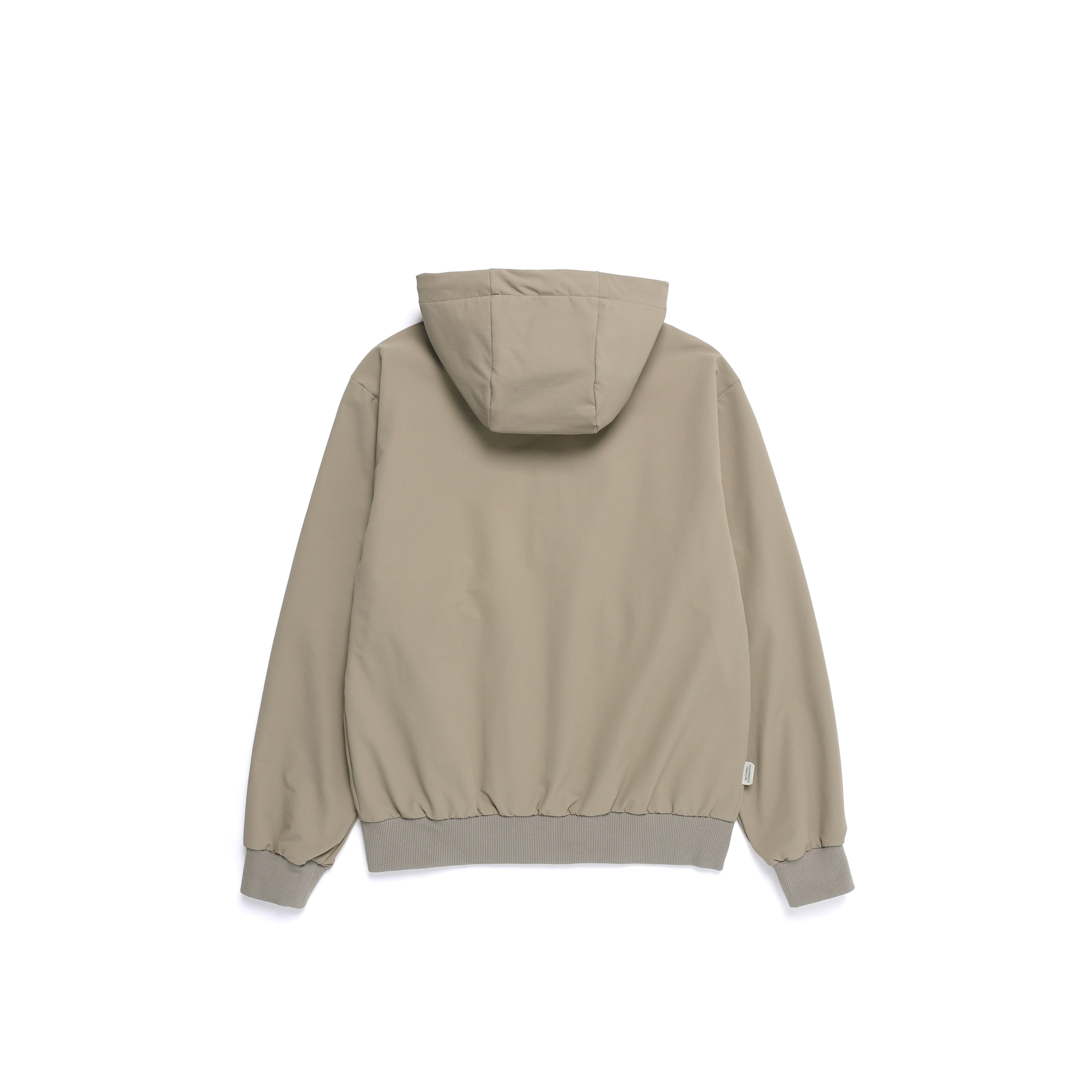 ARCHELON DOUBLE WARM WOVEN HOODIE ZIP UP OAK BEIGE