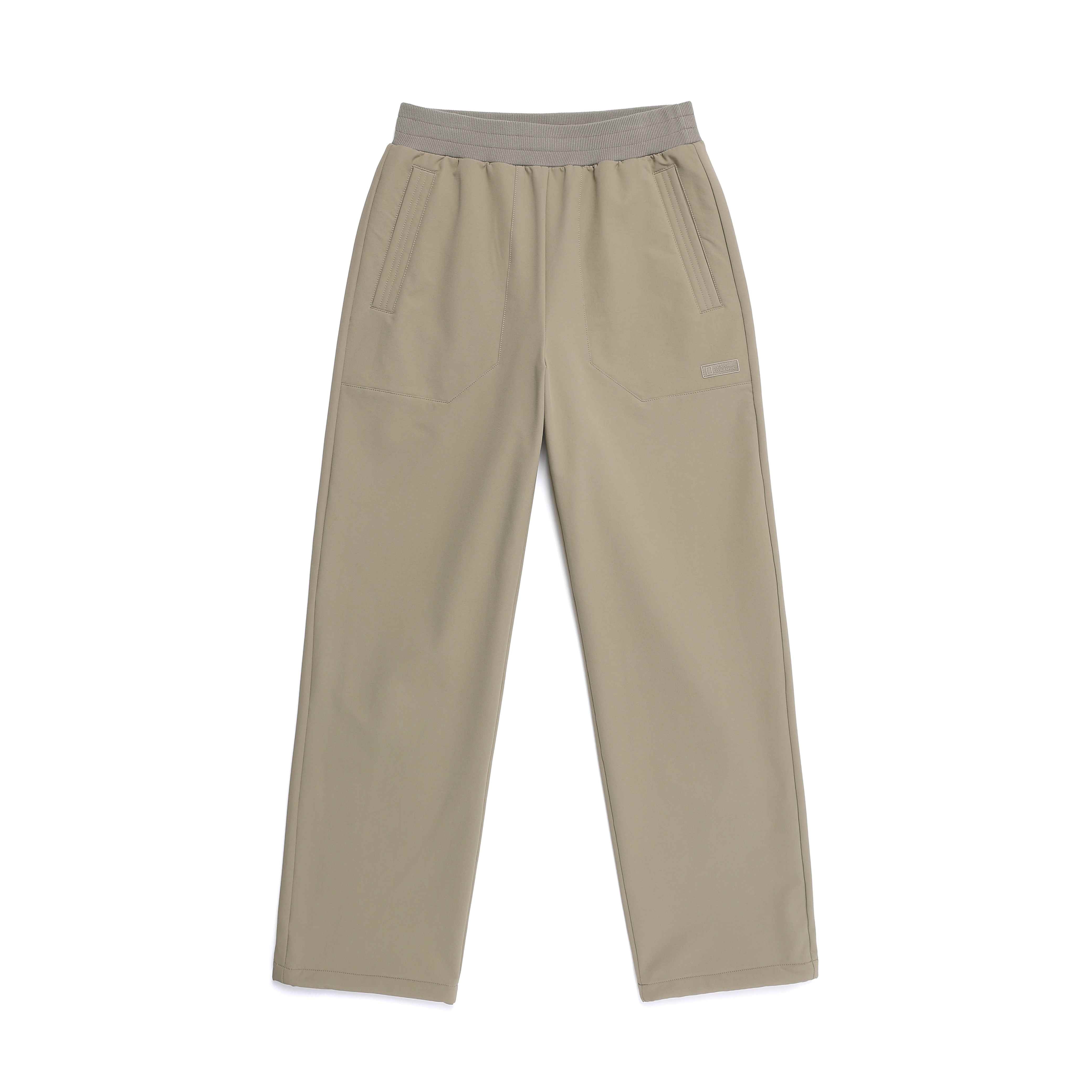 ARCHELON DOUBLE WARM FULL BREUSHED WOVEN PANTS OAK BEIGE