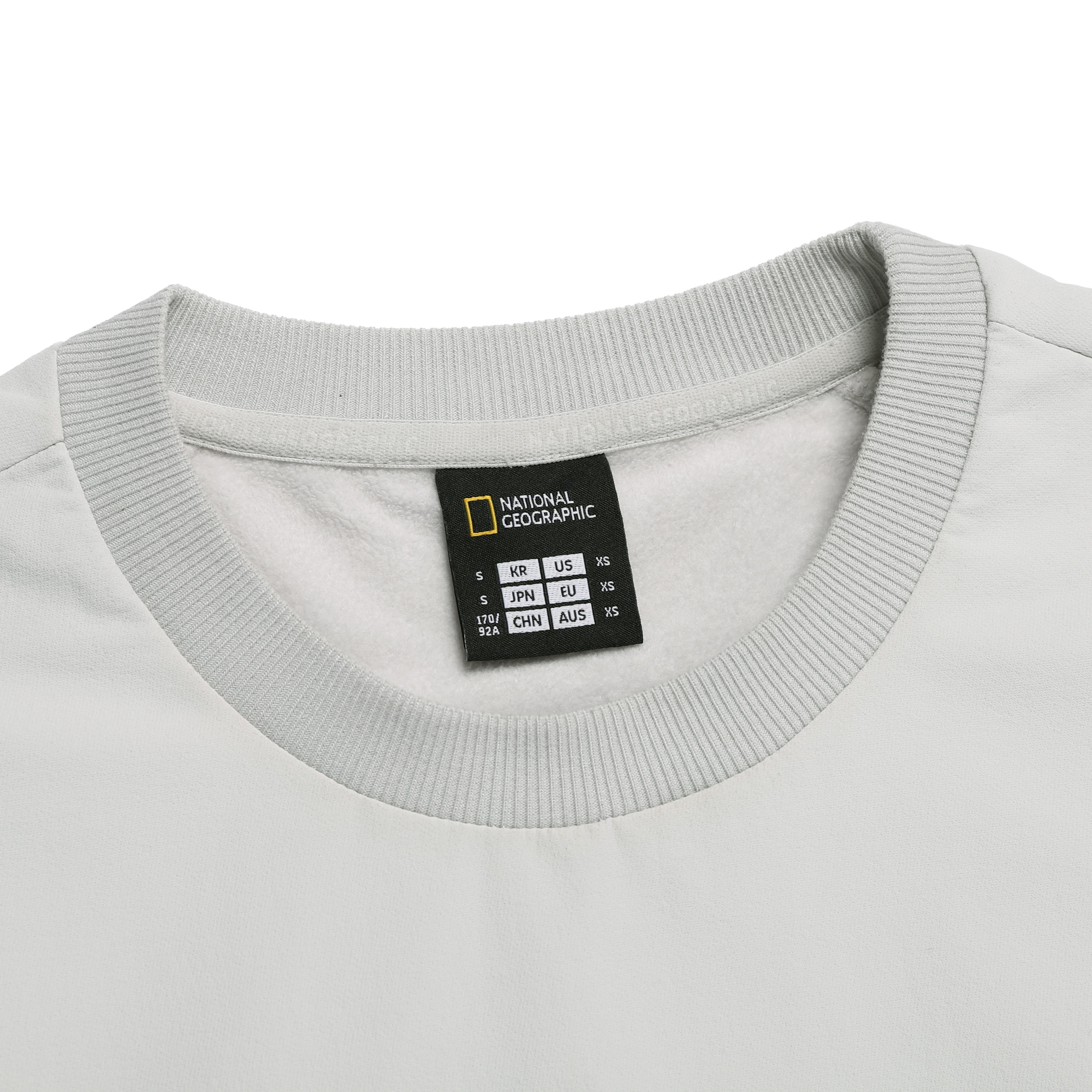 ARCHELON DOUBLE WARM FULL BRUSHED WOVEN SWEATSHIRT L/GREY