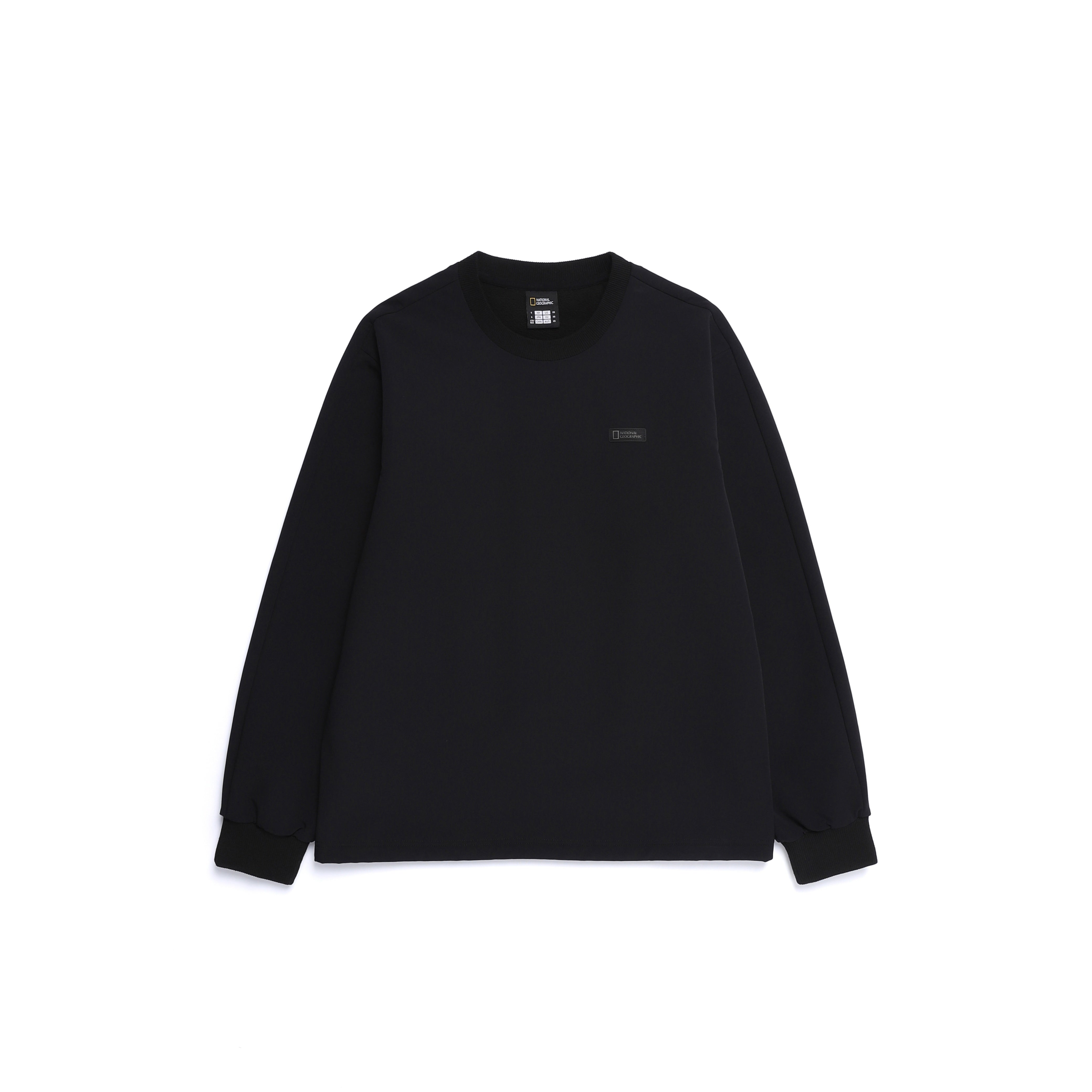 ARCHELON DOUBLE WARM FULL BRUSHED WOVEN SWEATSHIRT BLACK
