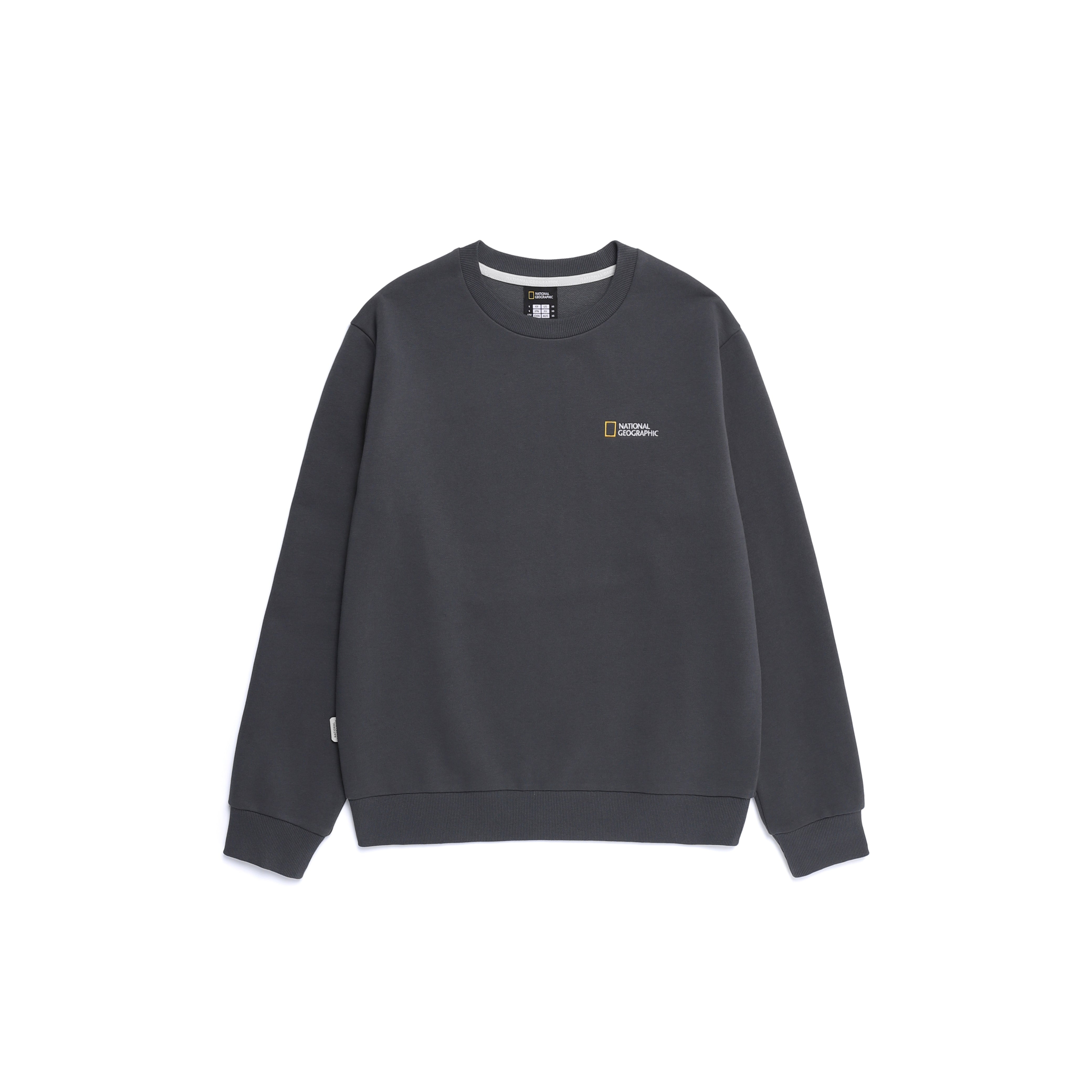 FOLHAS SMALL LOGO SWEATSHIRT GREY