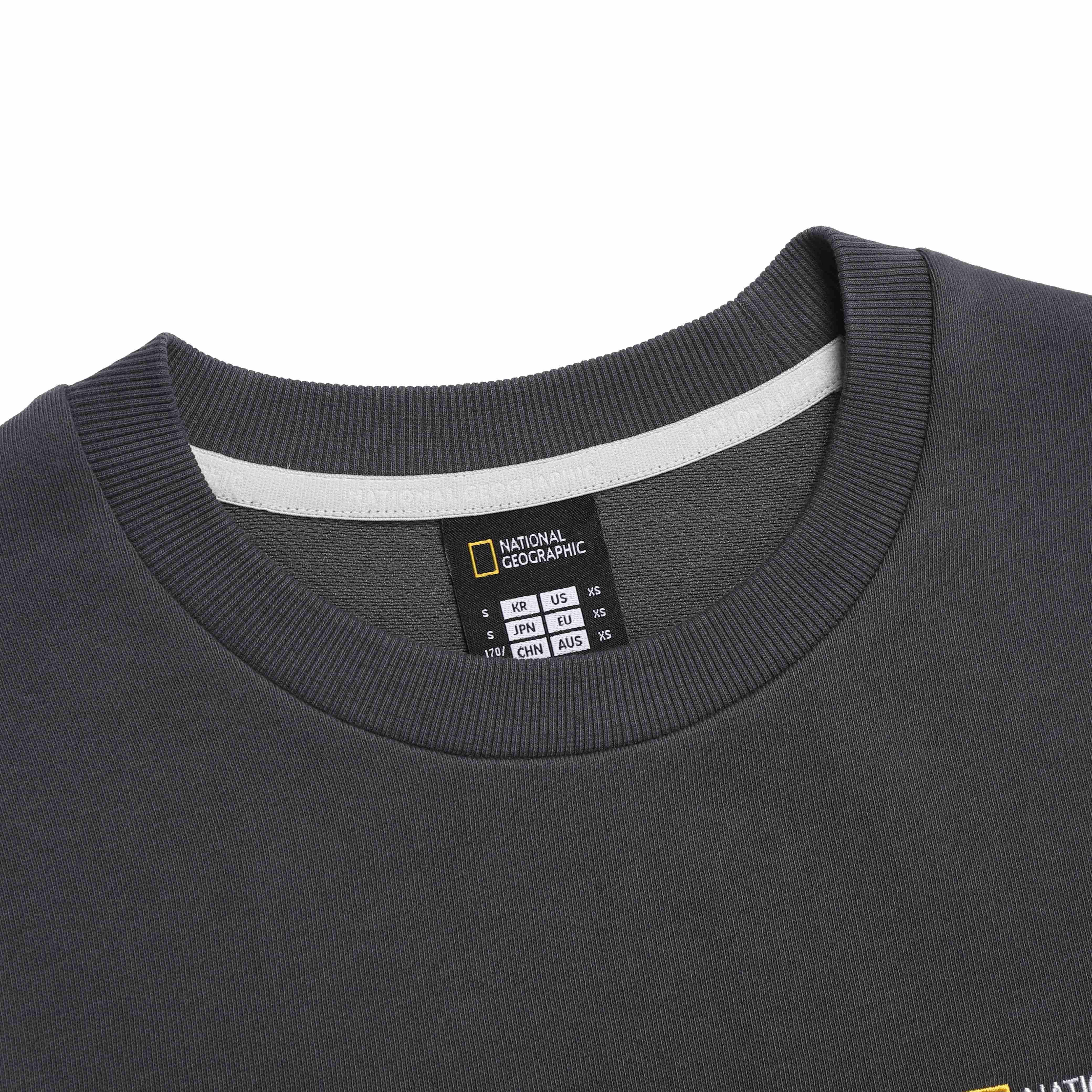 FOLHAS SMALL LOGO SWEATSHIRT GREY