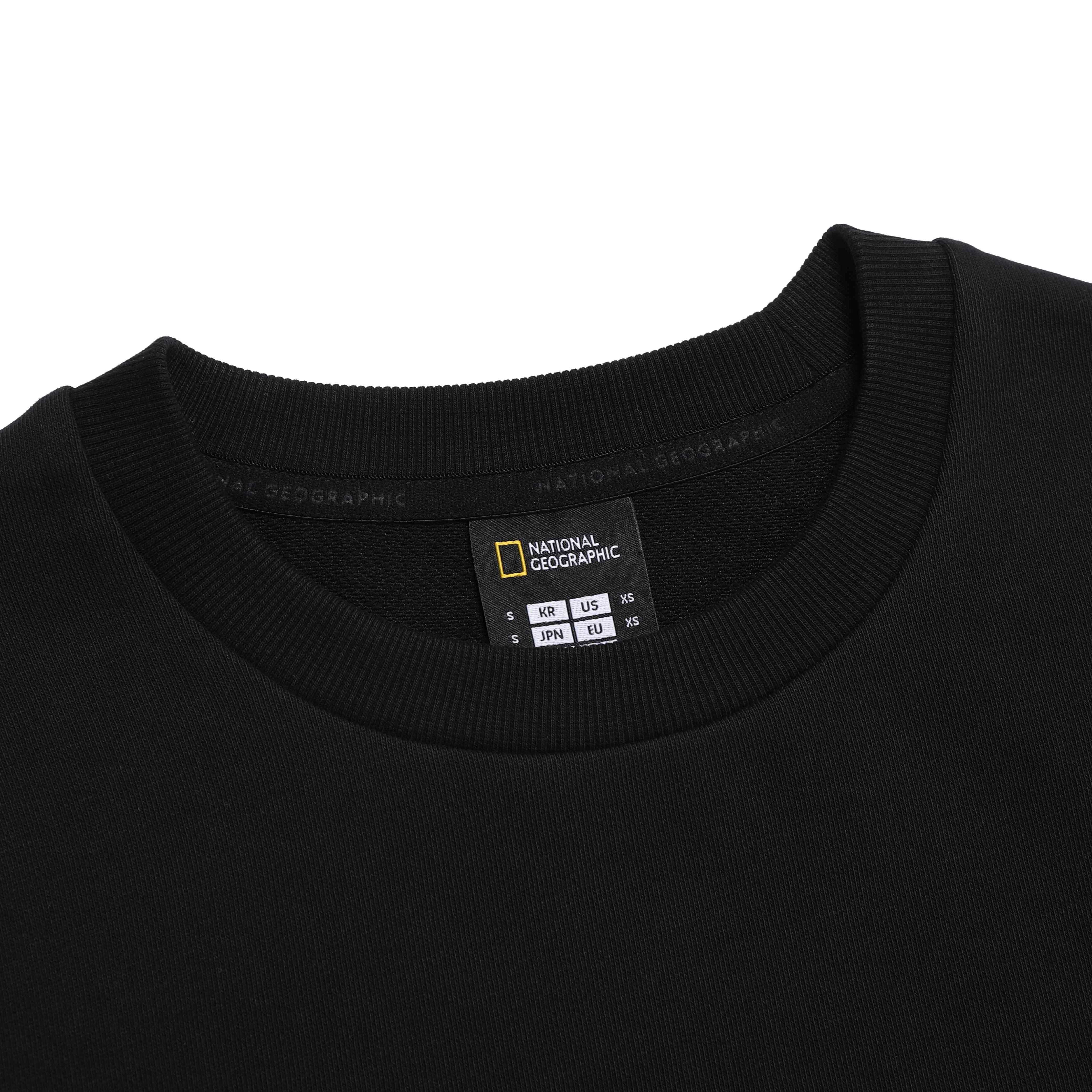 FOLHAS SMALL LOGO SWEATSHIRT BLACK