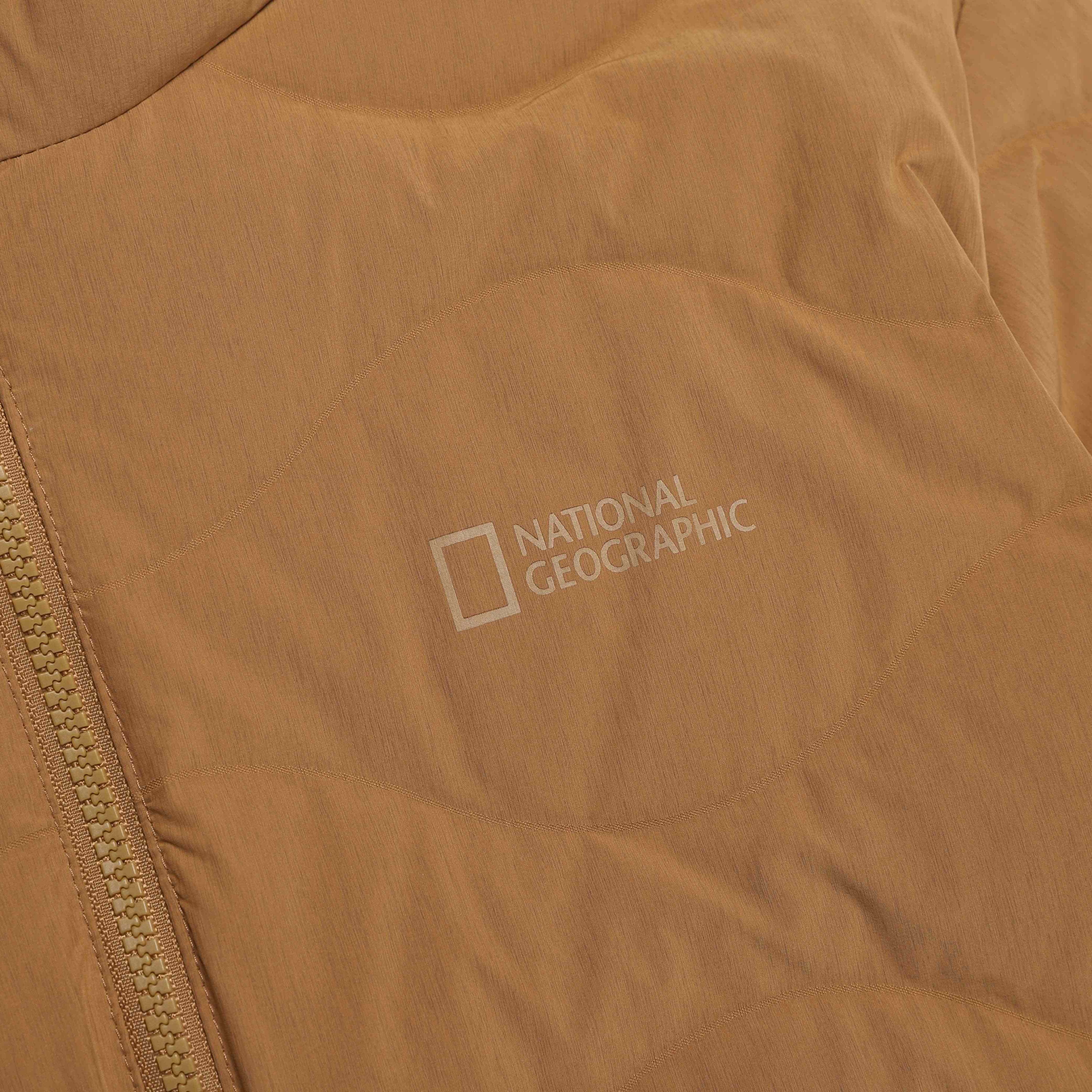 PO'O-ULI HOODIE TUBE DUCK DOWN JUMPER BEIGE