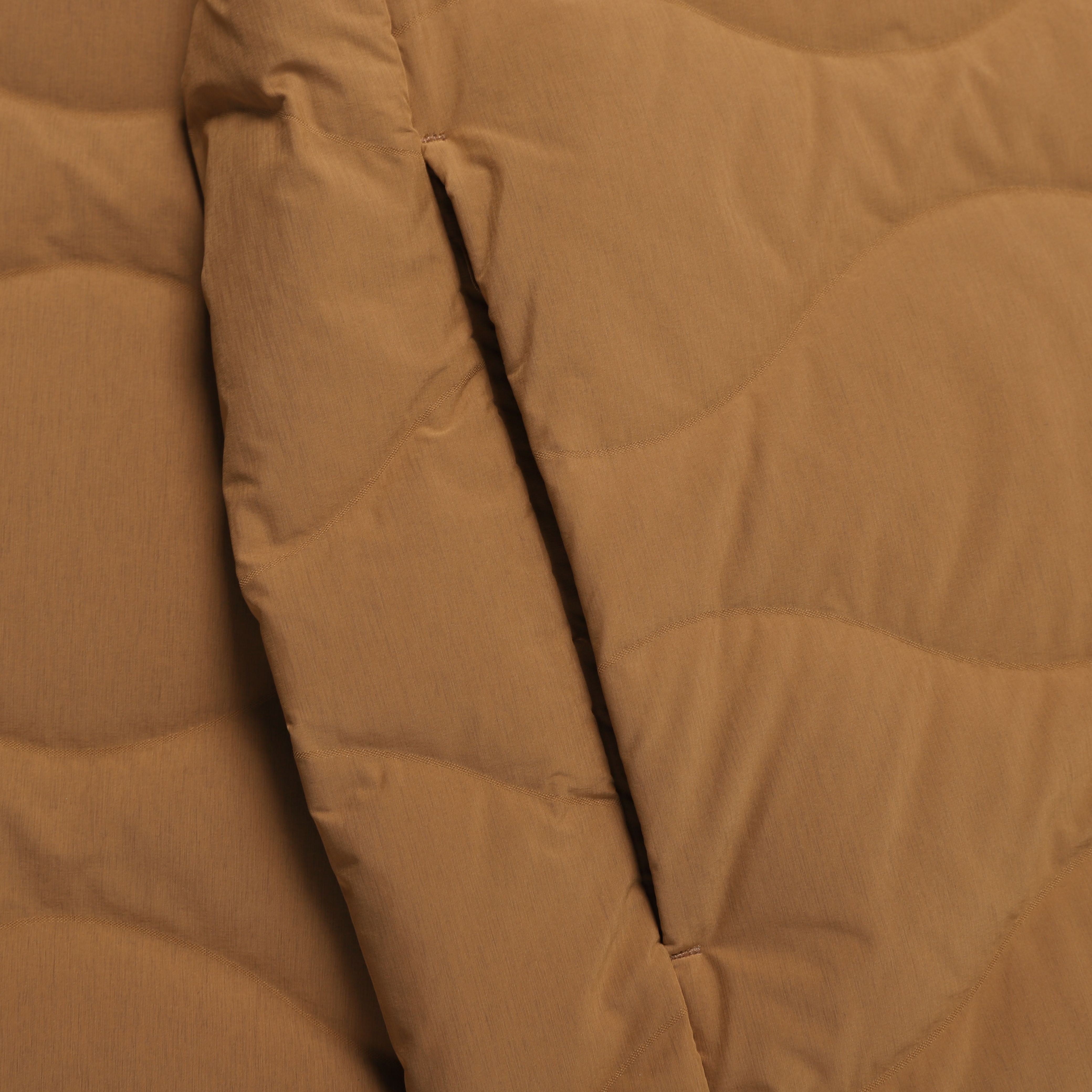 PO'O-ULI HOODIE TUBE DUCK DOWN JUMPER BEIGE