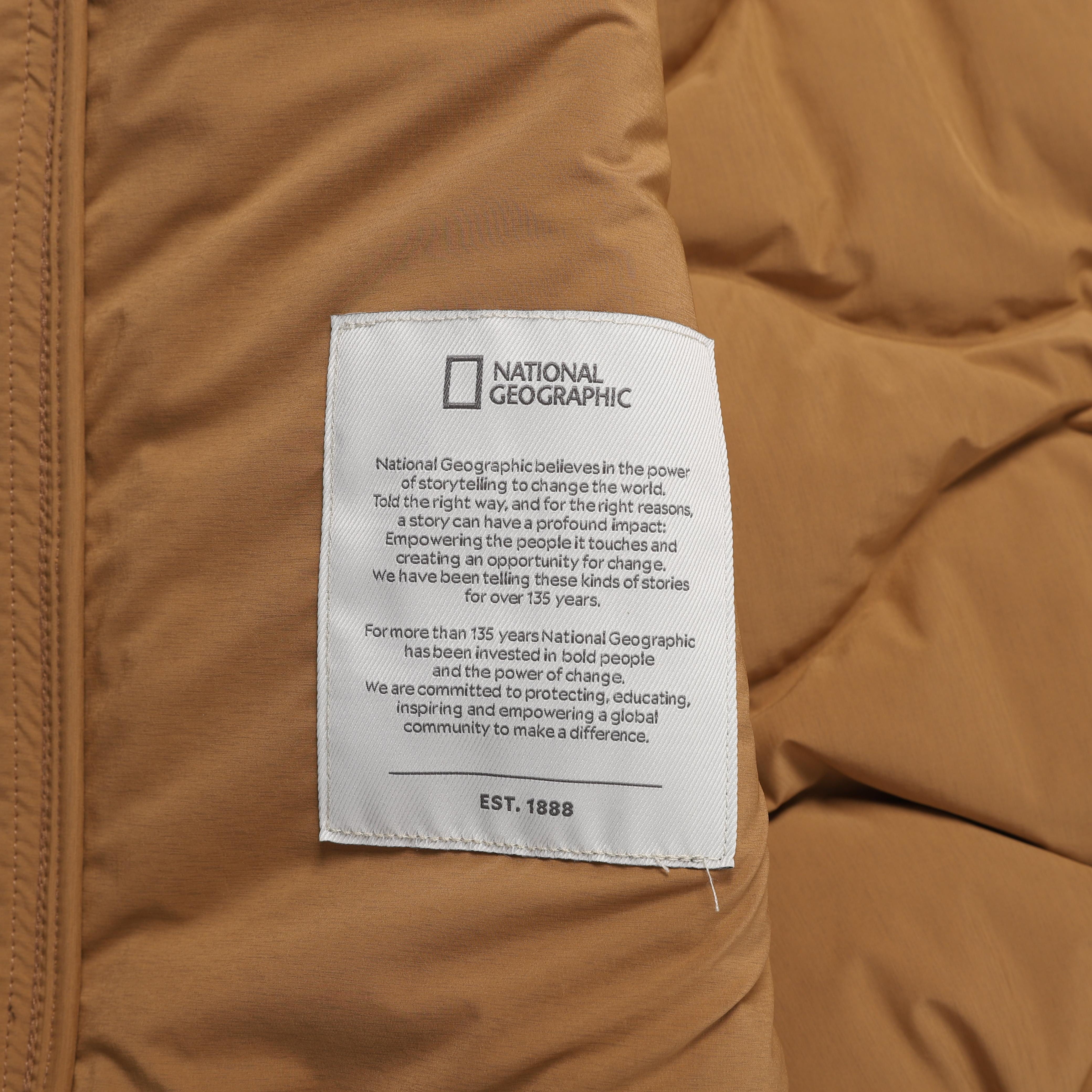 PO'O-ULI HOODIE TUBE DUCK DOWN JUMPER BEIGE