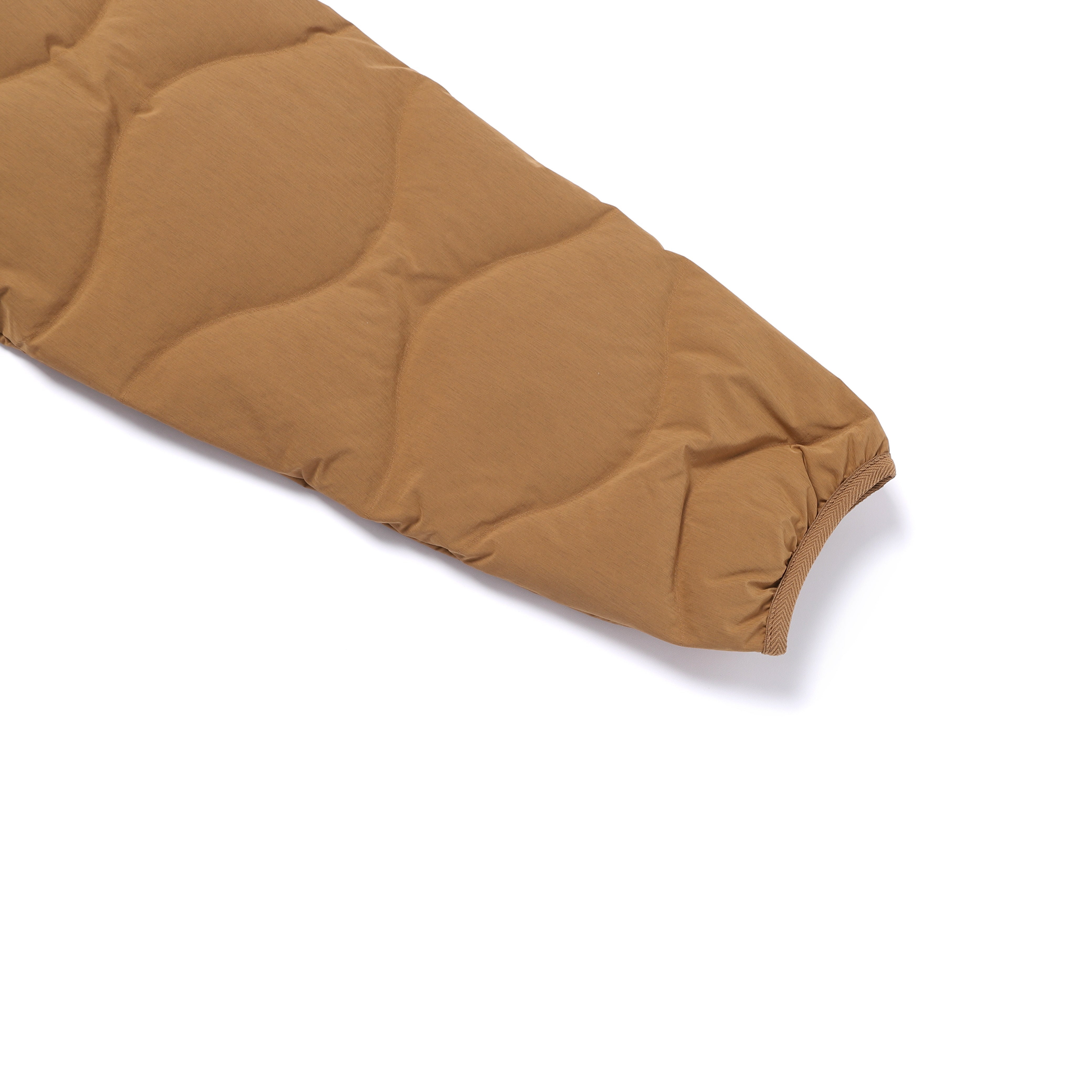 PO'O-ULI HOODIE TUBE DUCK DOWN JUMPER BEIGE