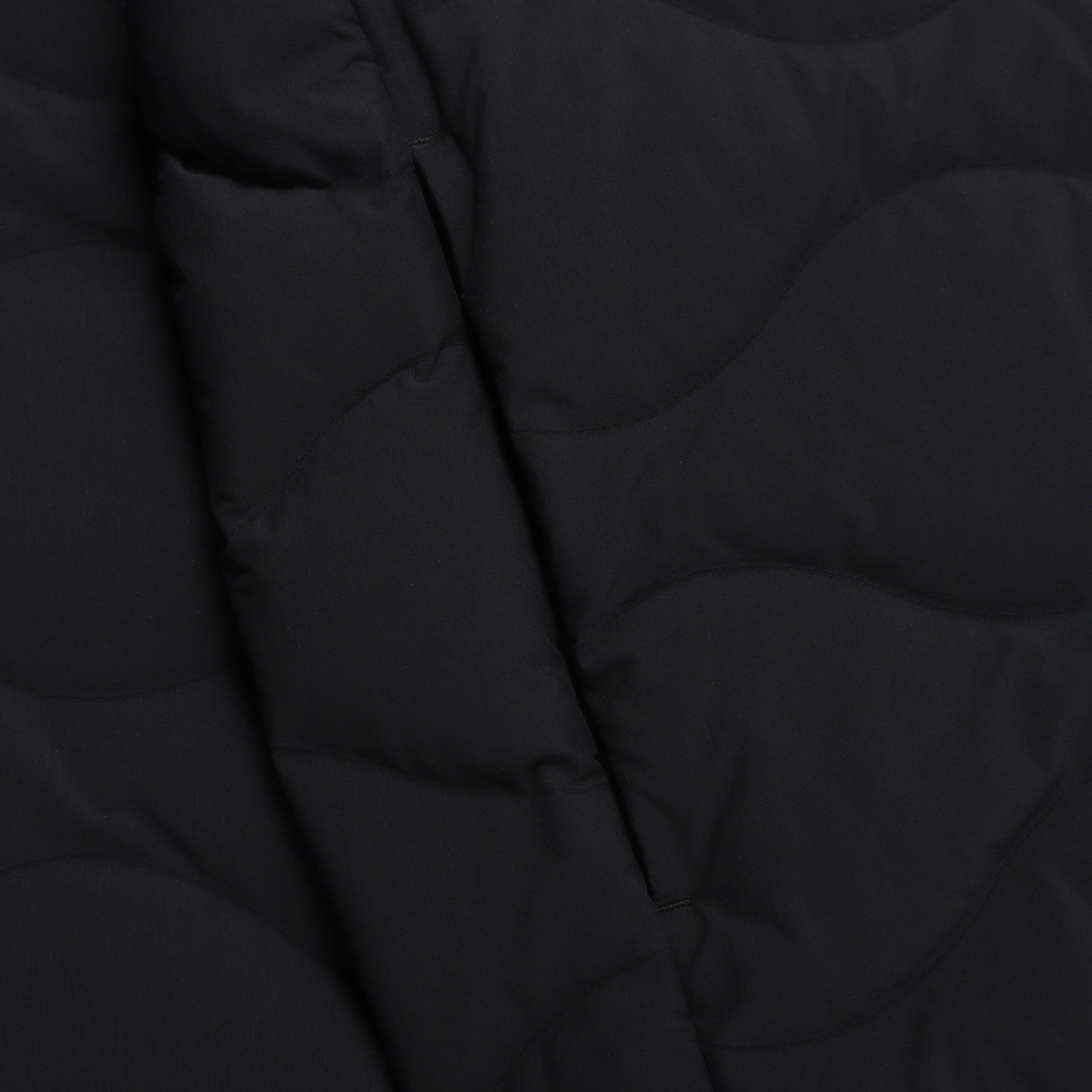 PO'O-ULI HOODIE TUBE DUCK DOWN JUMPER BLACK