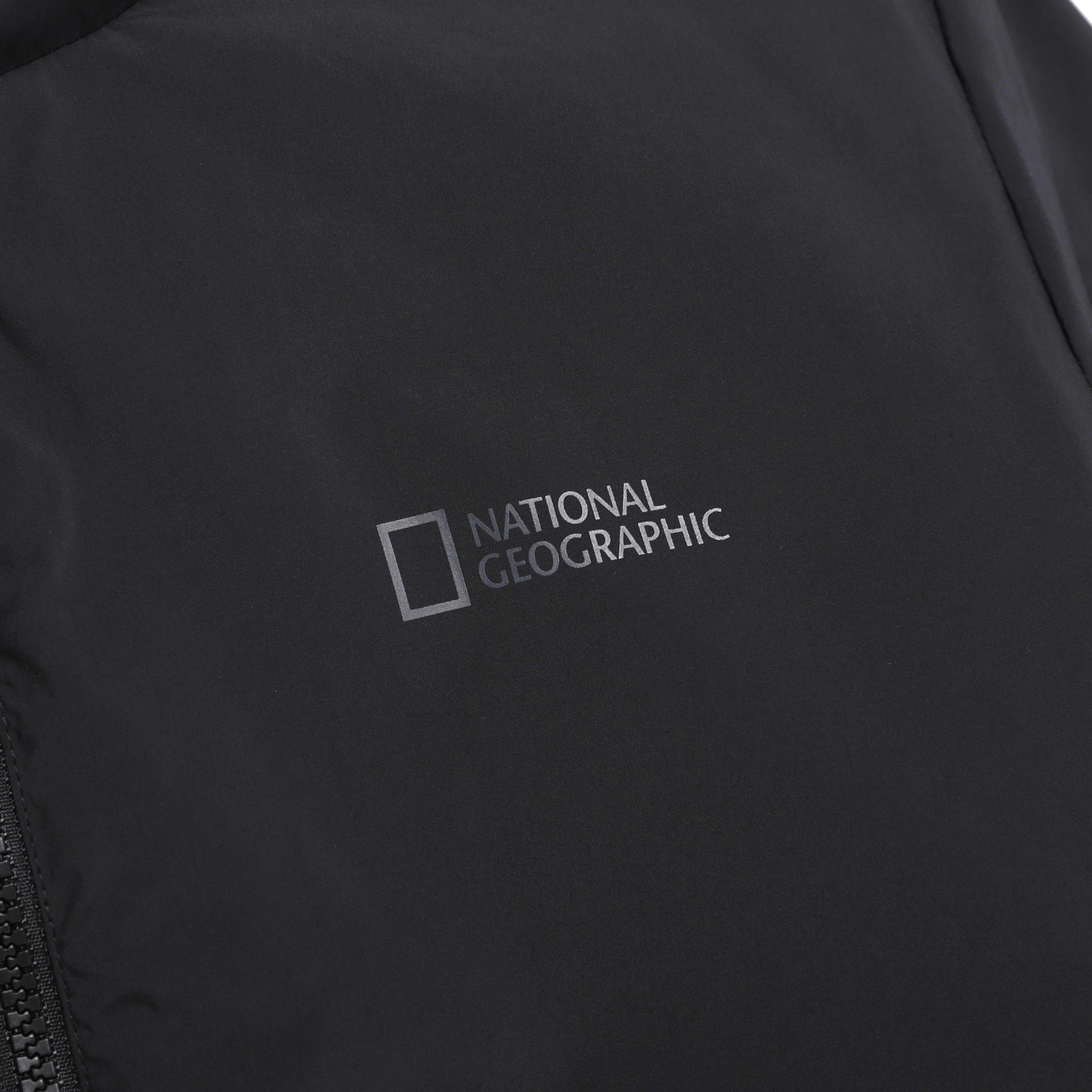 WOMEN PO'O-ULI STAND NECK NON-QUILTED DUCK DOWN JUMPER BLACK