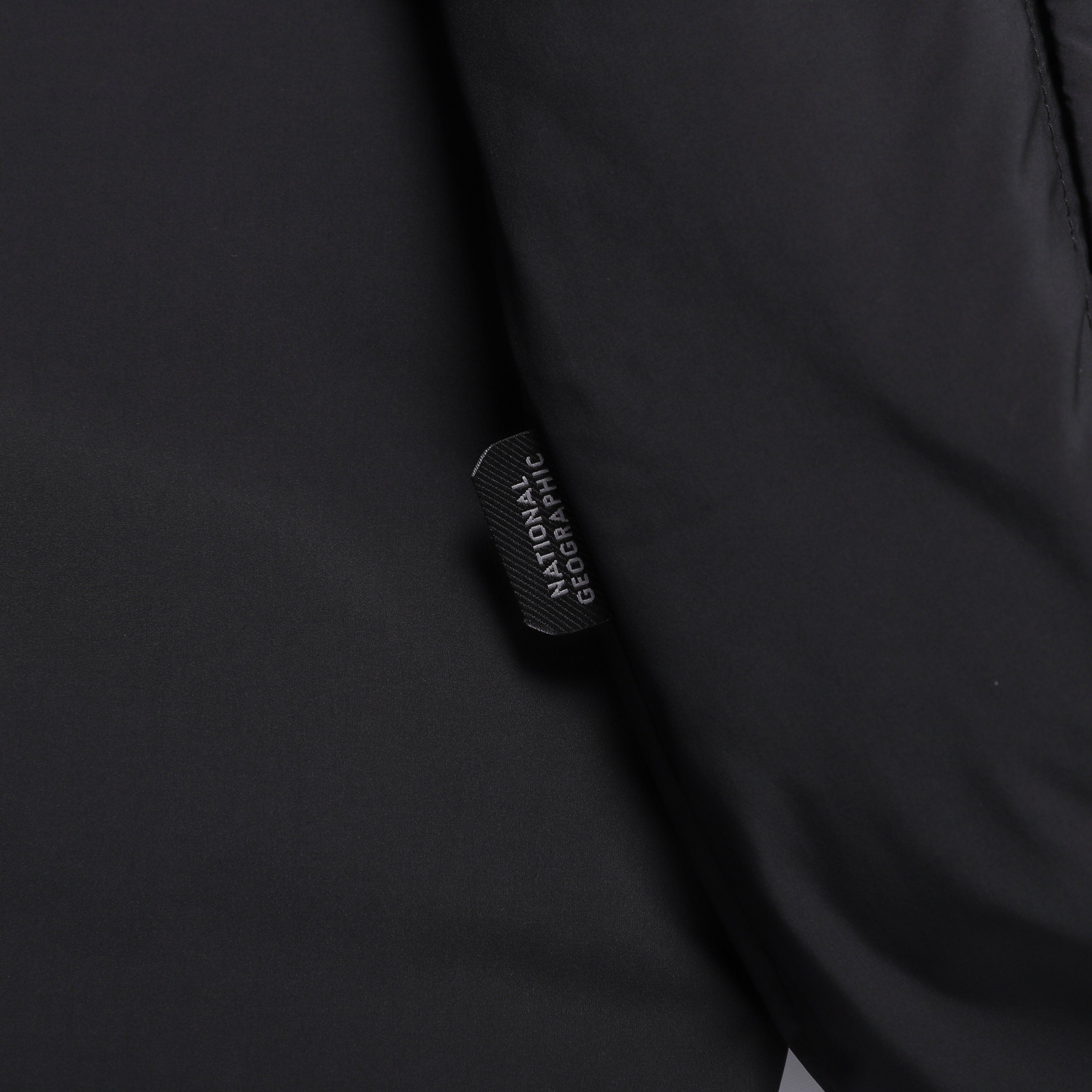 WOMEN PO'O-ULI STAND NECK NON-QUILTED DUCK DOWN JUMPER BLACK