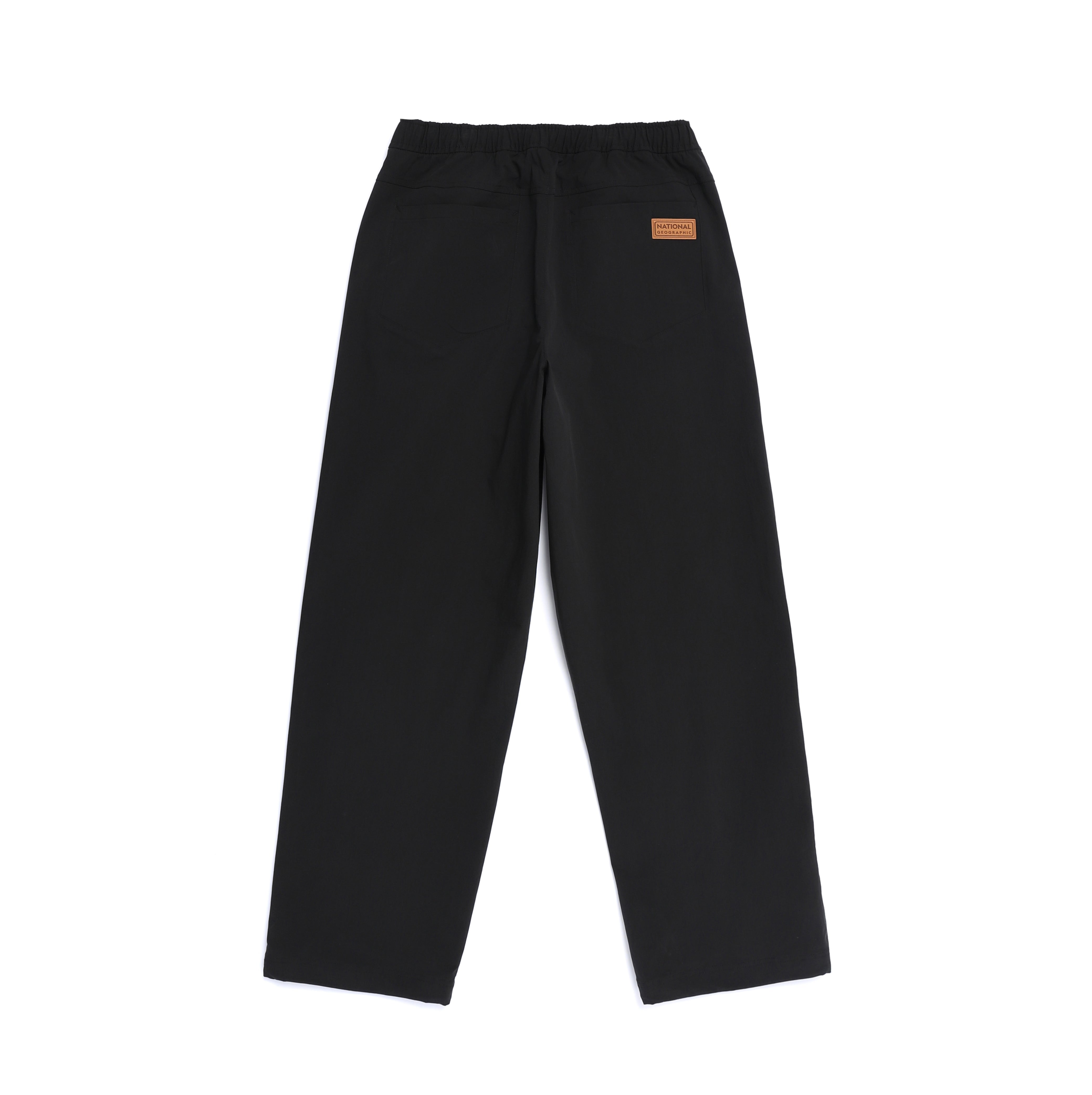 SEMI-LOOSE STRAIGHT PANTS BLACK